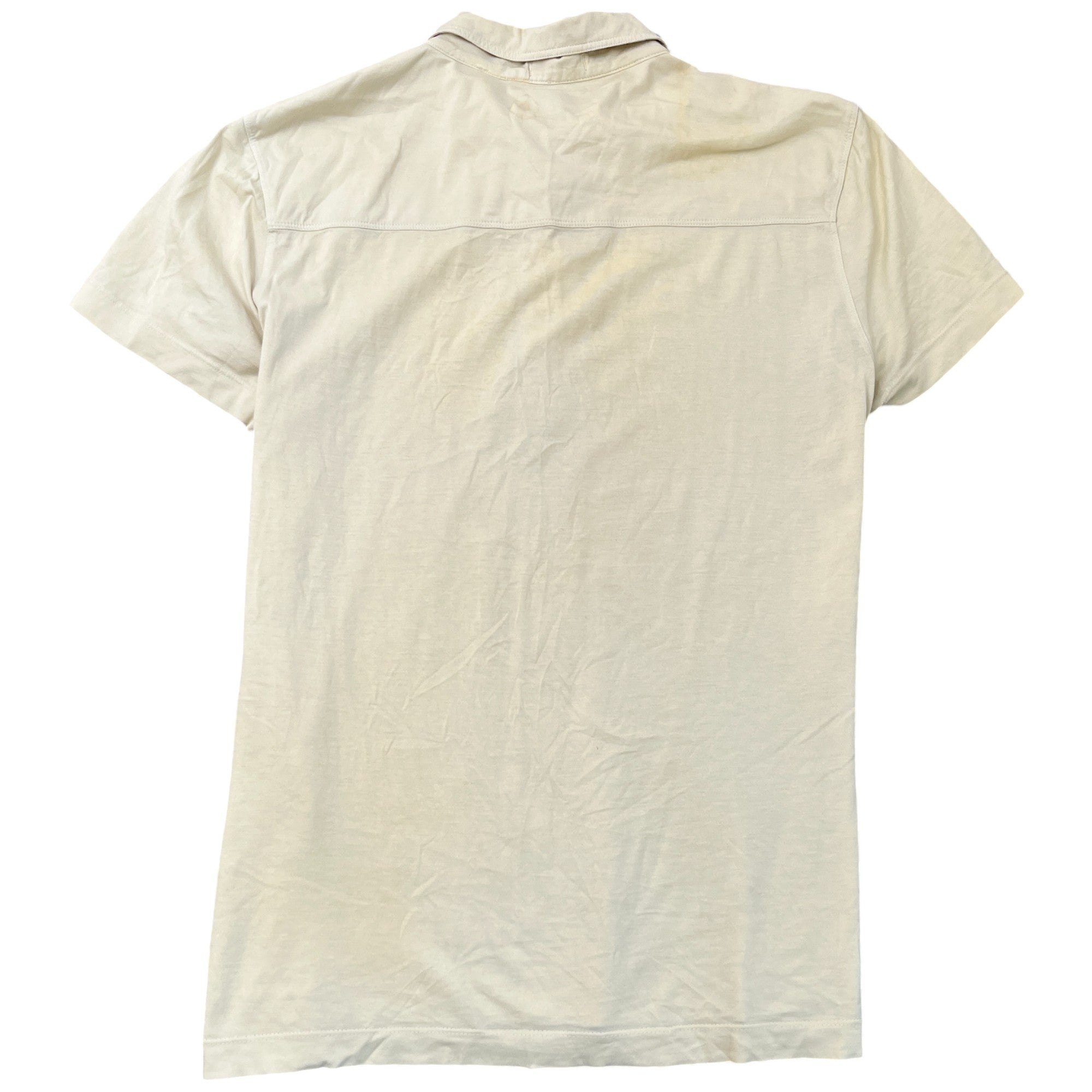 Men's Plain Polo Shirt Yellow Size XL