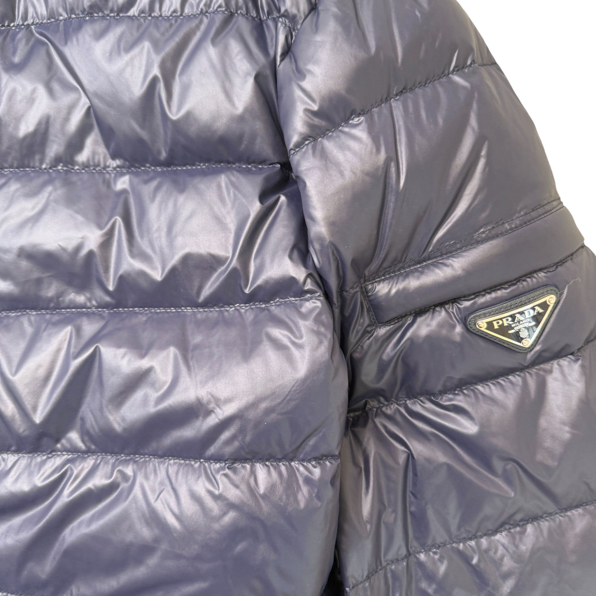 Men's Plaque Logo Jacket Navy Size IT 58 / XXXXL