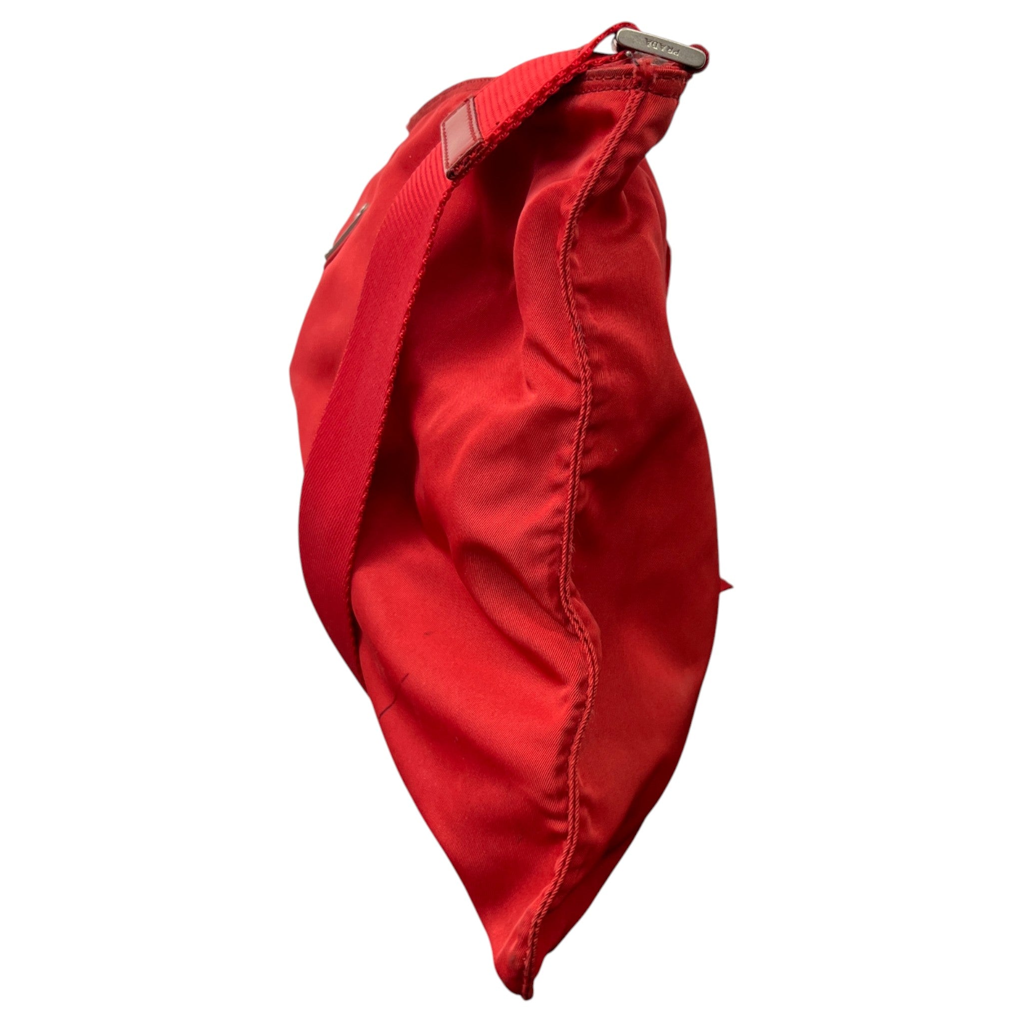 Men's Plaque Logo Bag Red