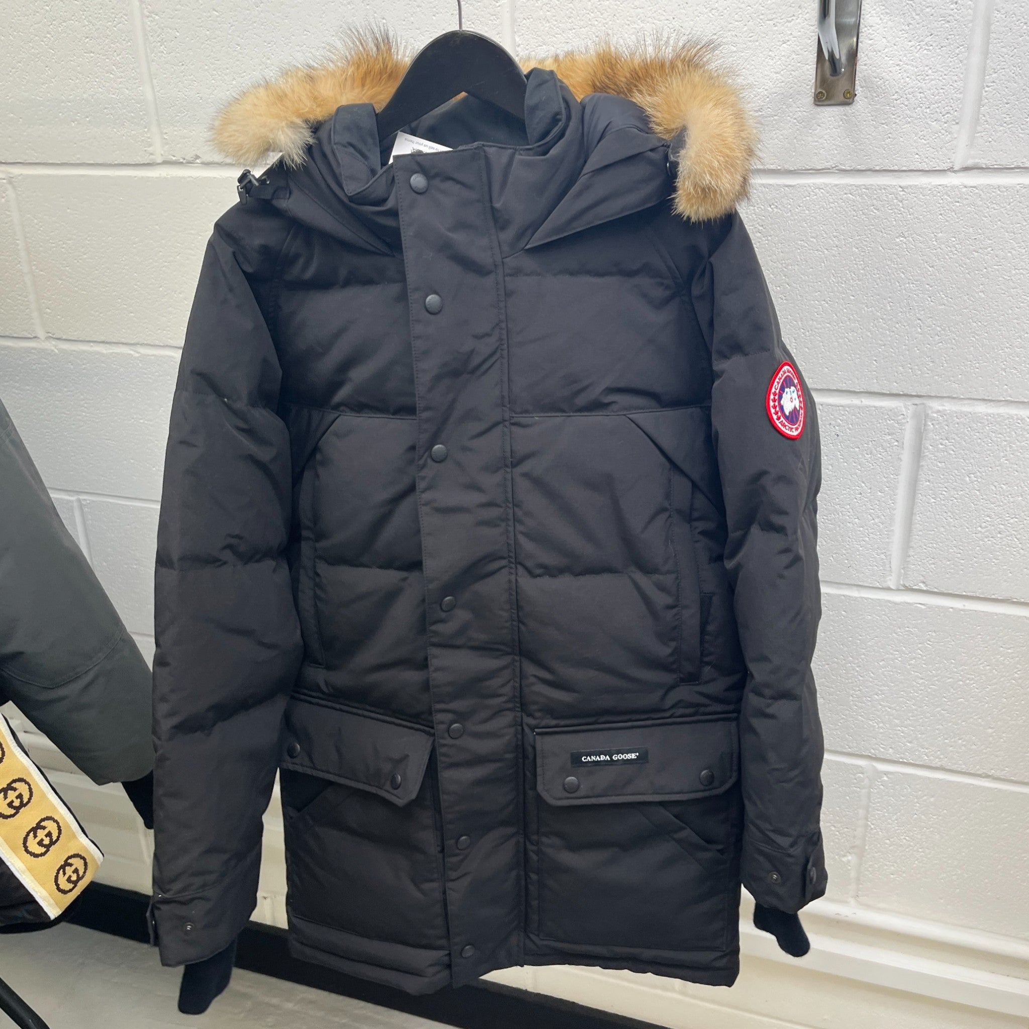 Men's Emory Parka Down Jacket Black Size S