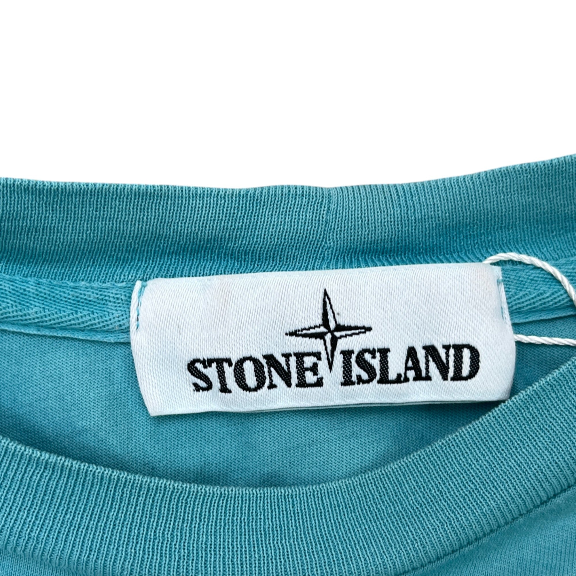 Men's Patch Logo T-Shirt Blue Size M