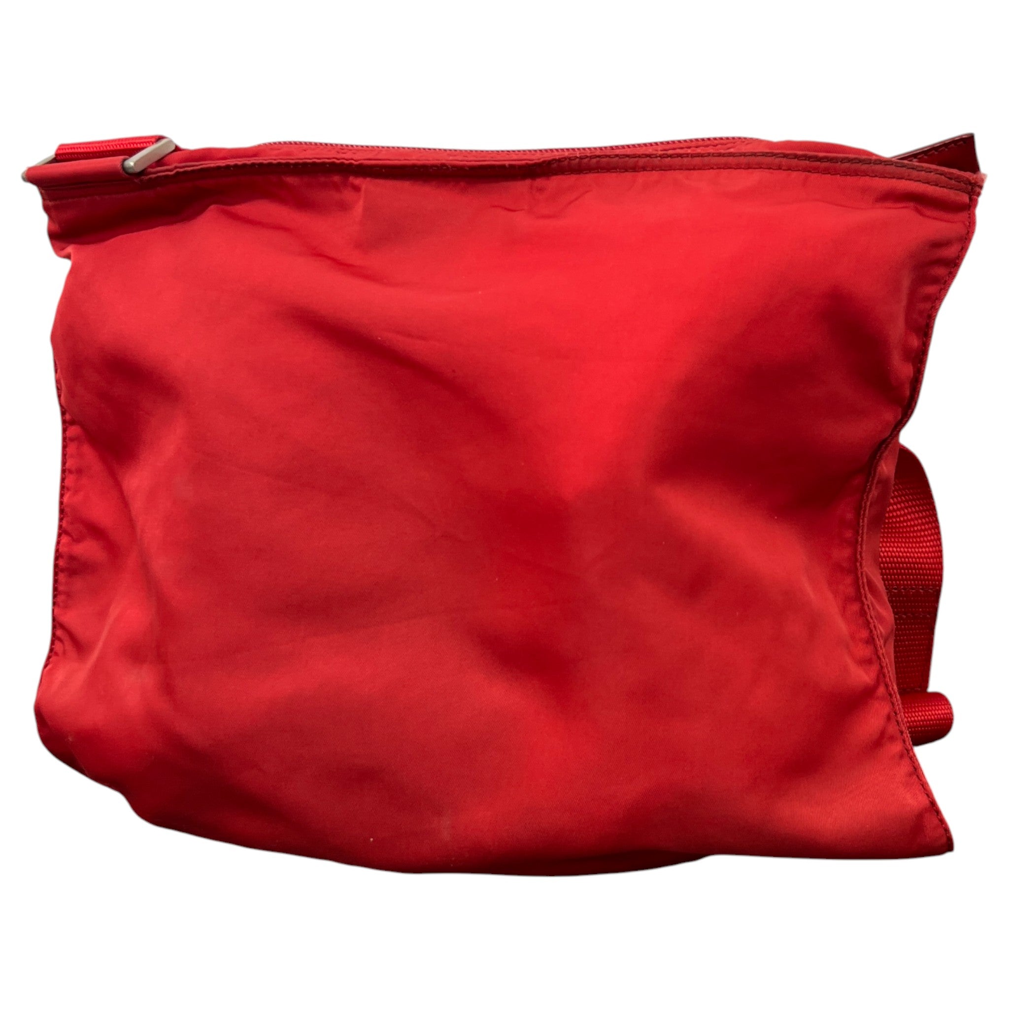 Men's Plaque Logo Bag Red