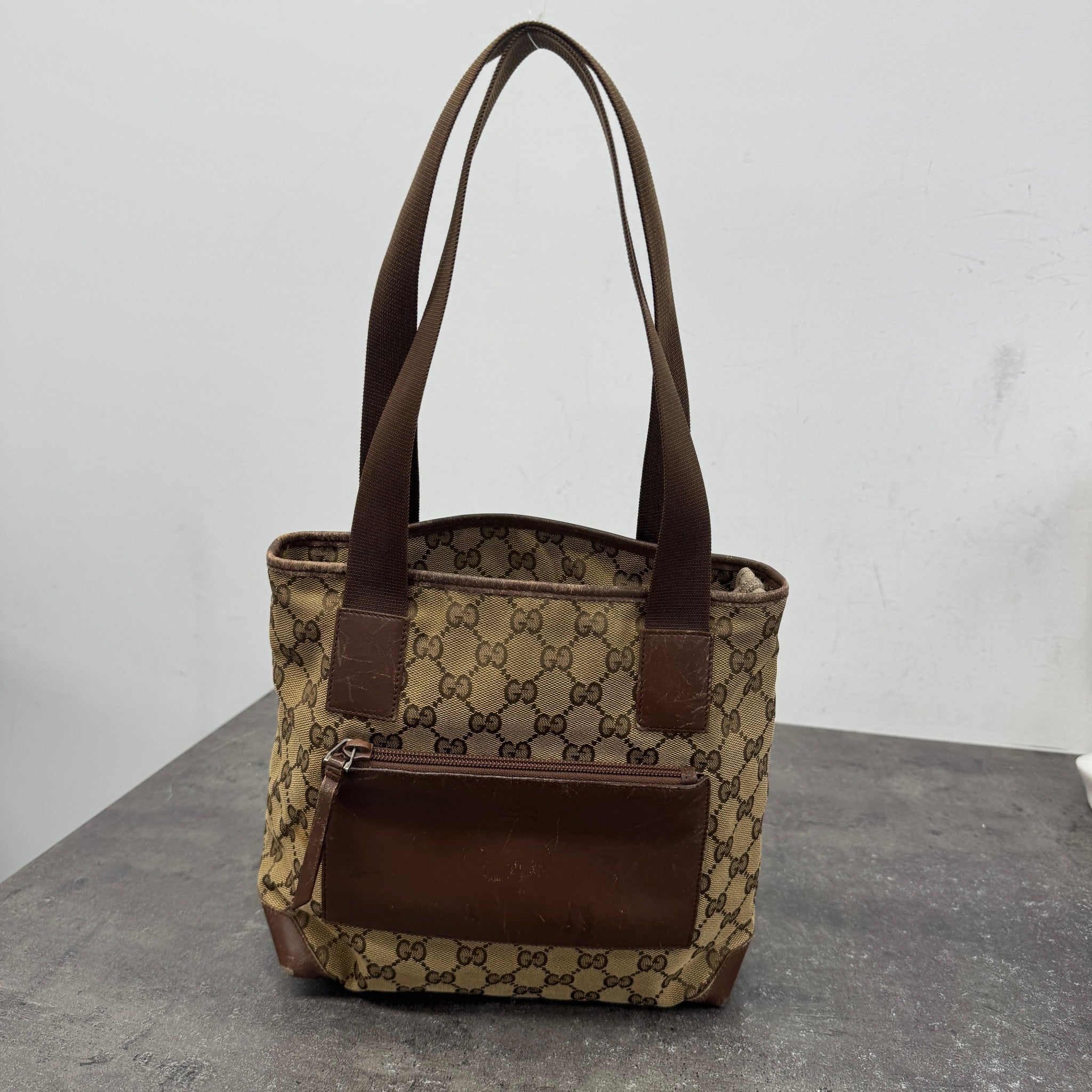 Women's Gg Supreme Tote Bag Brown