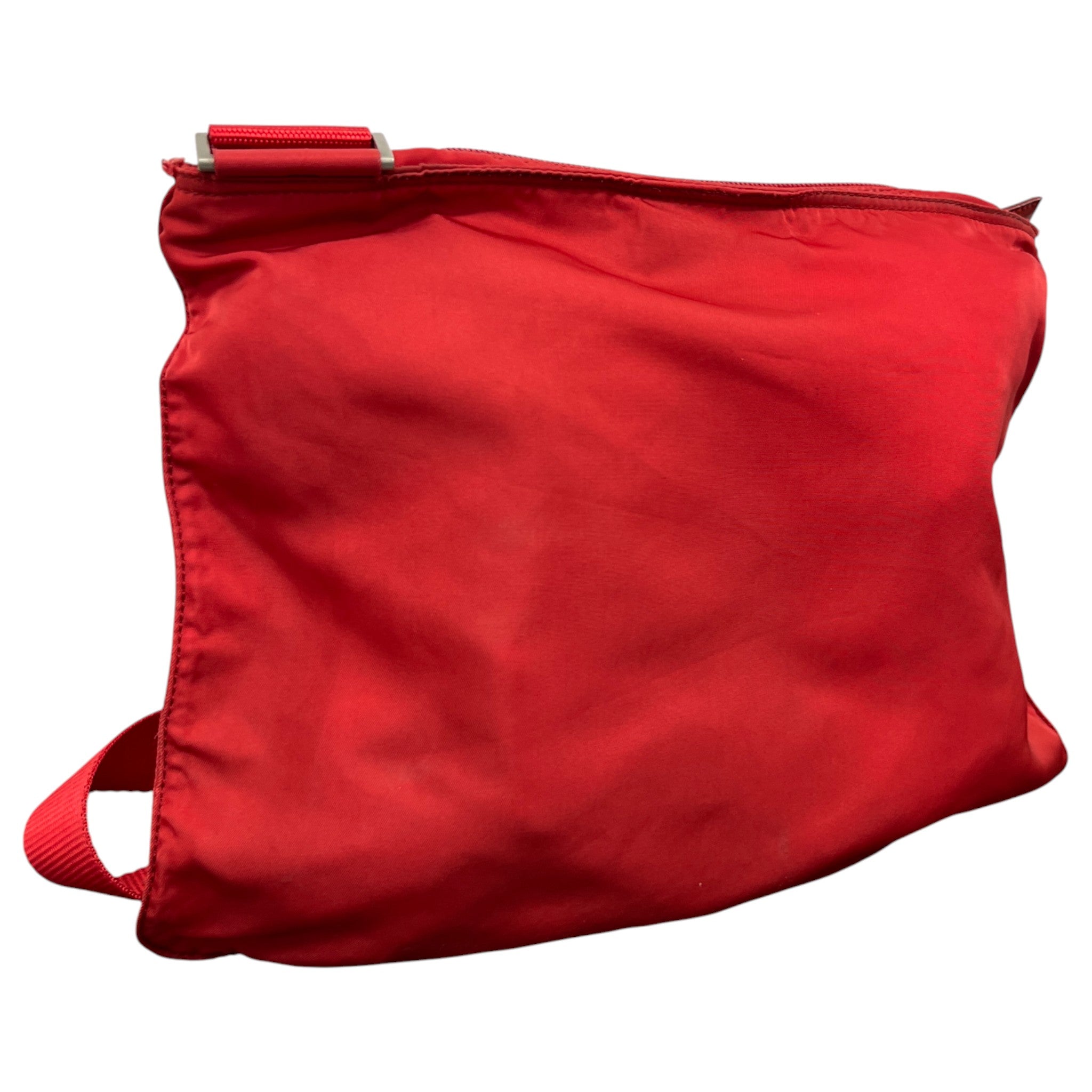 Men's Plaque Logo Bag Red