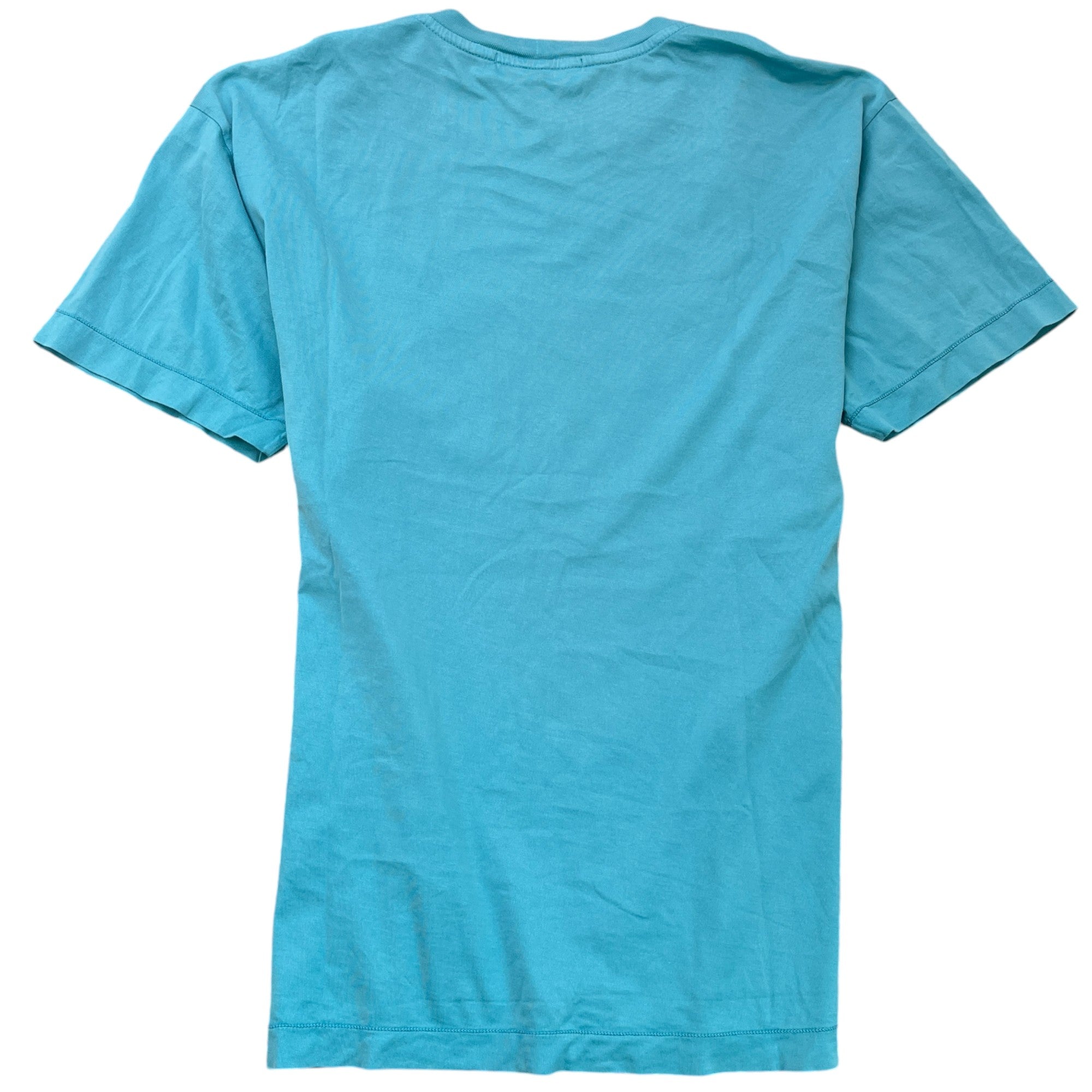 Men's Patch Logo T-Shirt Blue Size M