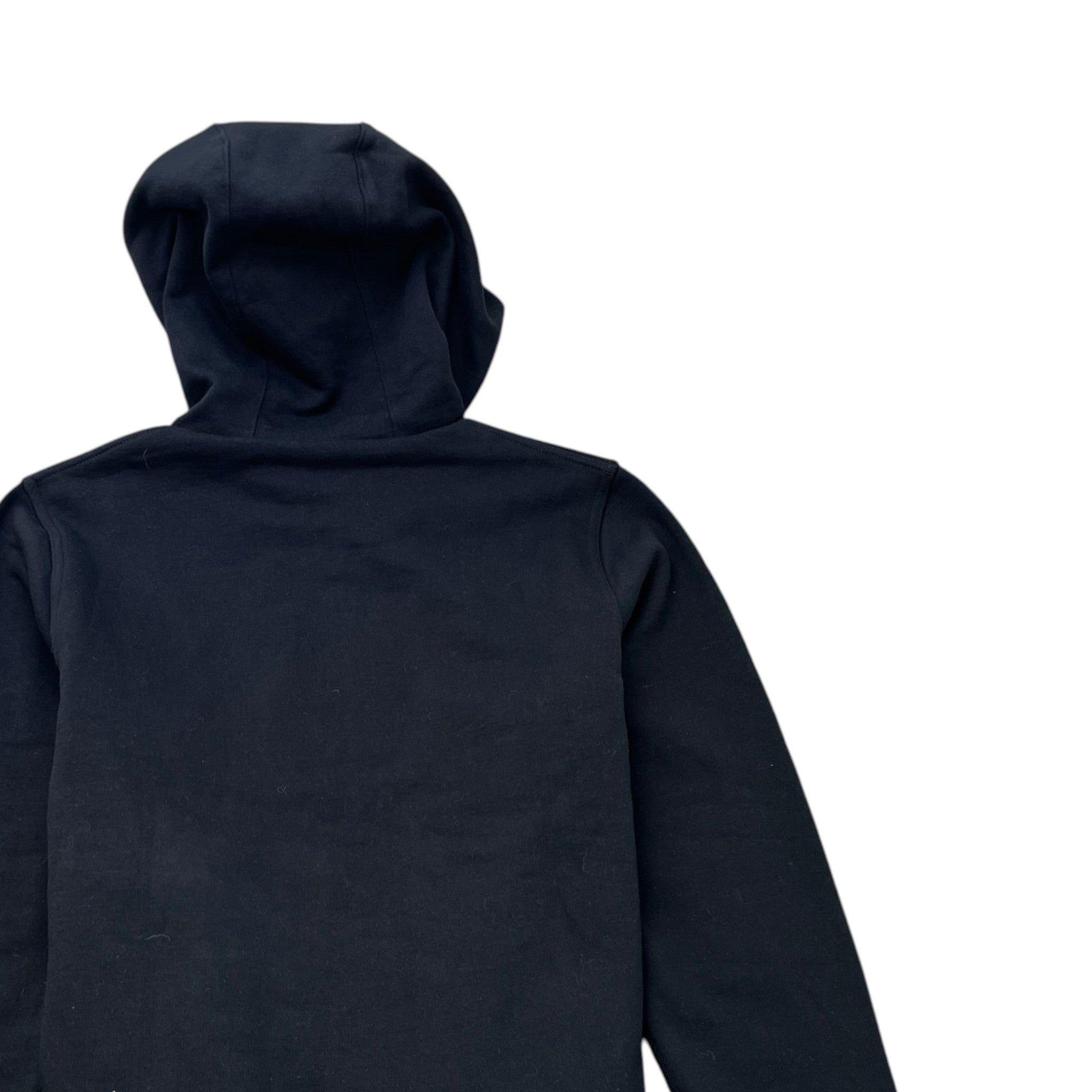 Men's Embroidered Logo Nova Check Hoodie Black Size M