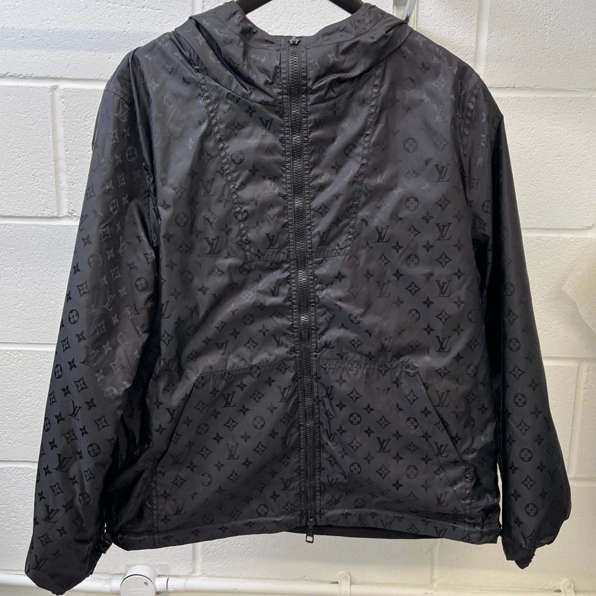 Men's Monogram Reversible Windbreaker Black Size IT 48 / M