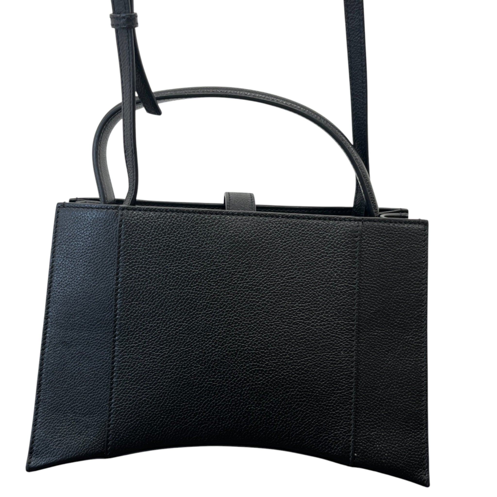 Women's Small Hourglass East-West Tote Bag Black