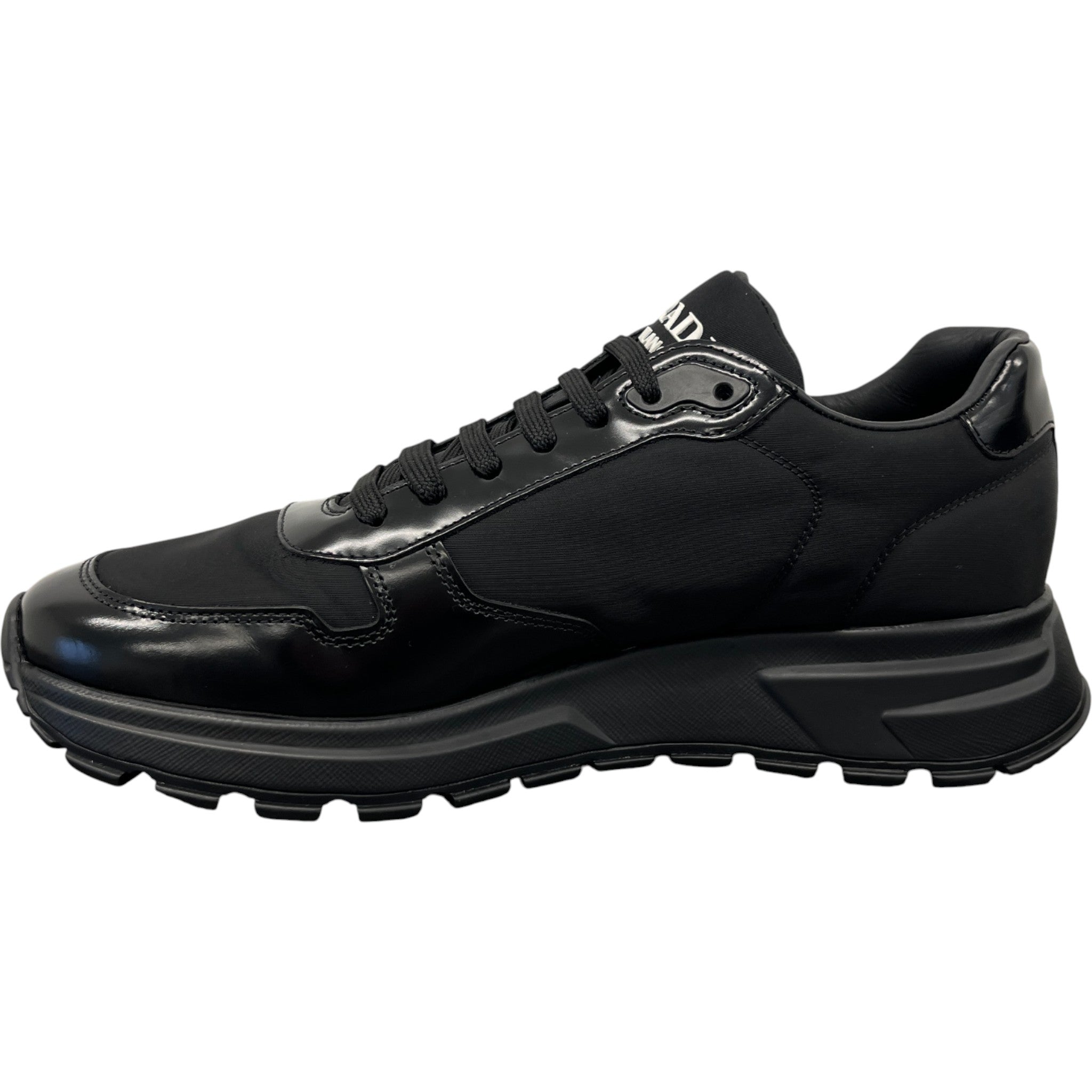Men's Prax 01 Re-Nylon Low Trainers Black Size EU 41.5 / UK 7.5