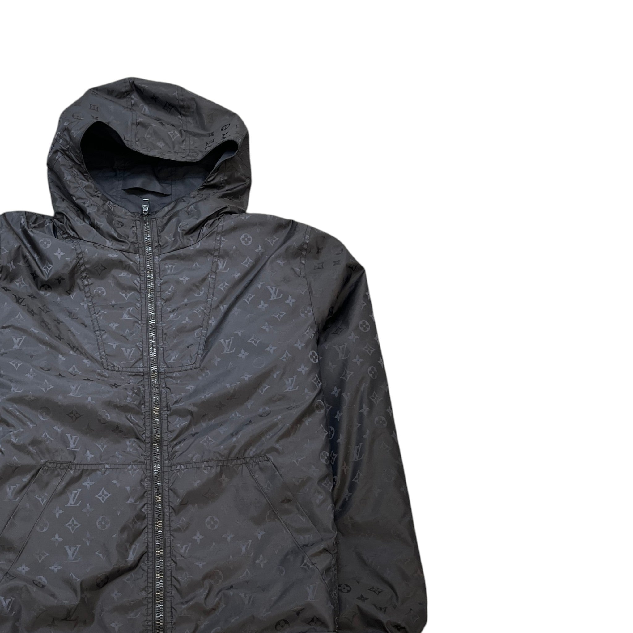 Men's Monogram Reversible Windbreaker Black Size IT 48 / M
