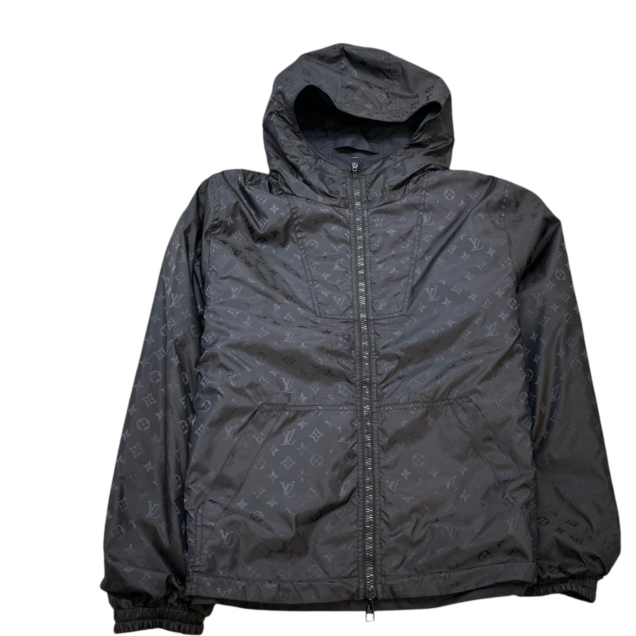 Men's Monogram Reversible Windbreaker Black Size IT 48 / M