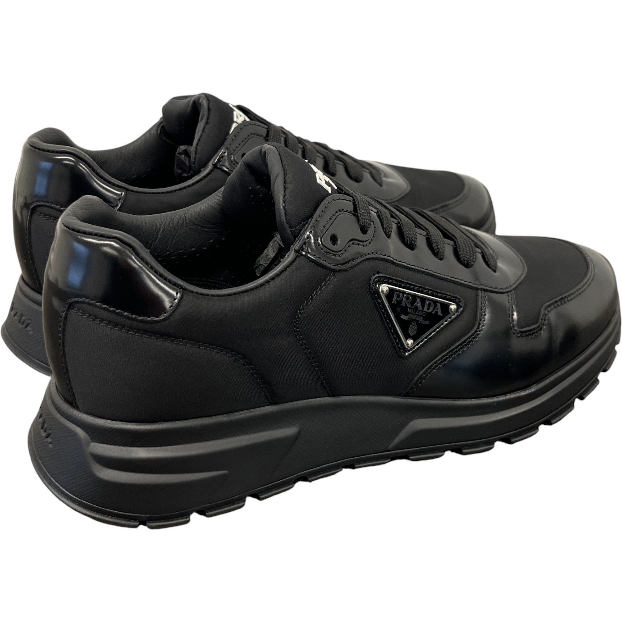 Men's Prax 01 Re-Nylon Low Trainers Black Size EU 41.5 / UK 7.5