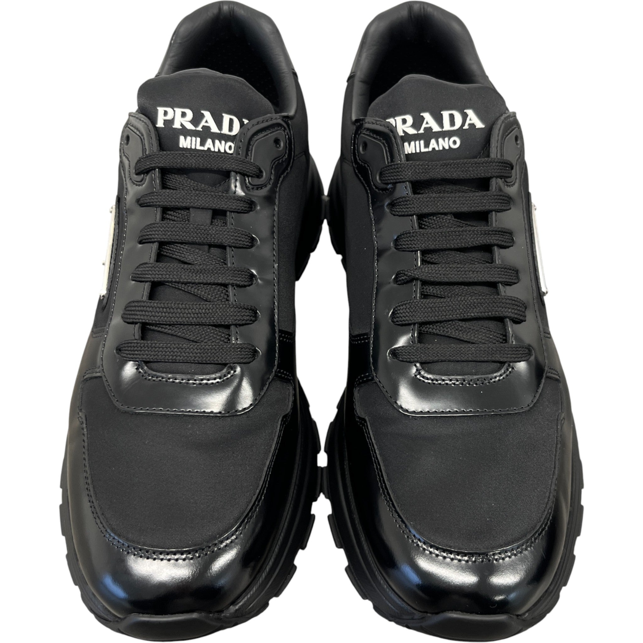 Men's Prax 01 Re-Nylon Low Trainers Black Size EU 41.5 / UK 7.5