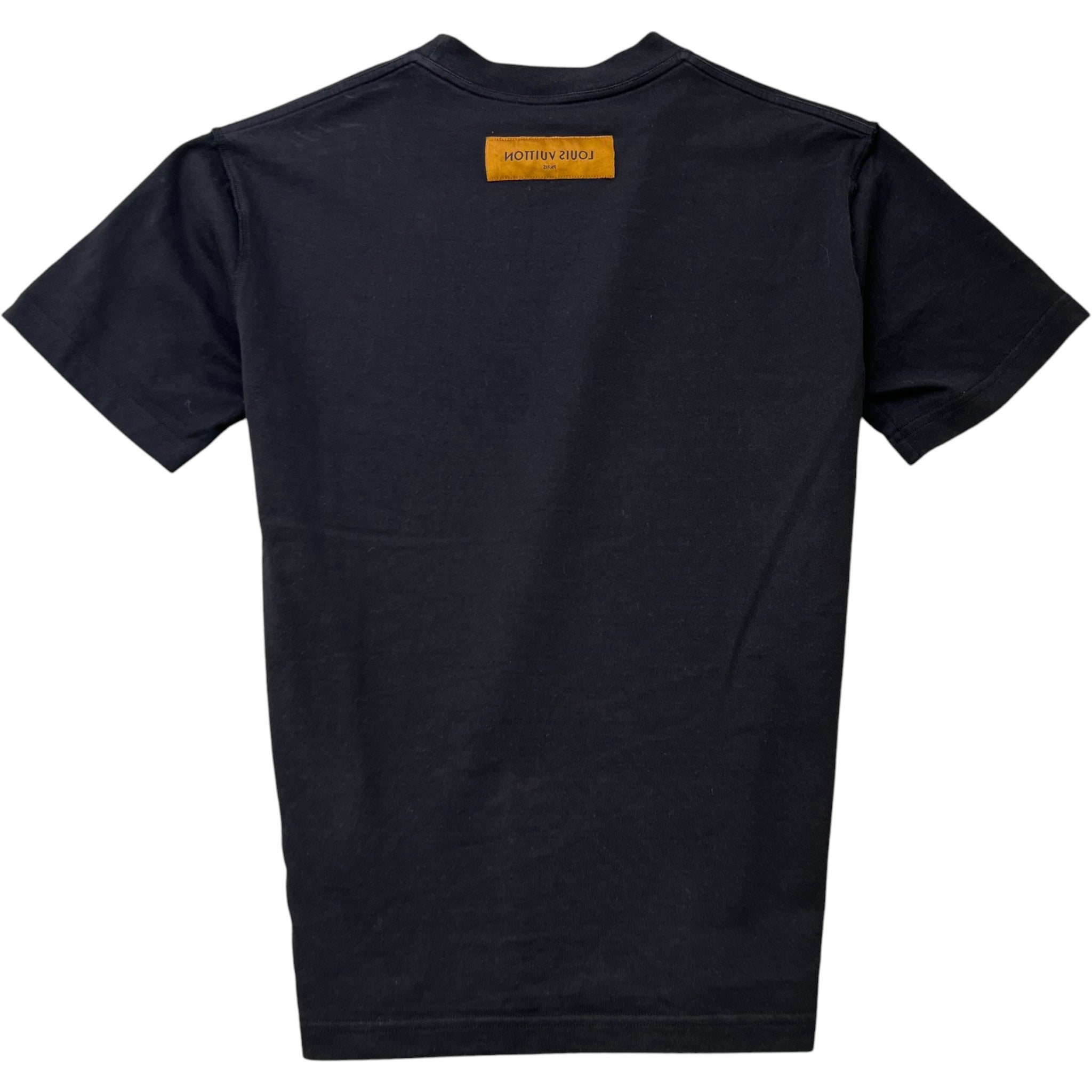 Men's Lv Stitch T-Shirt Black Size S