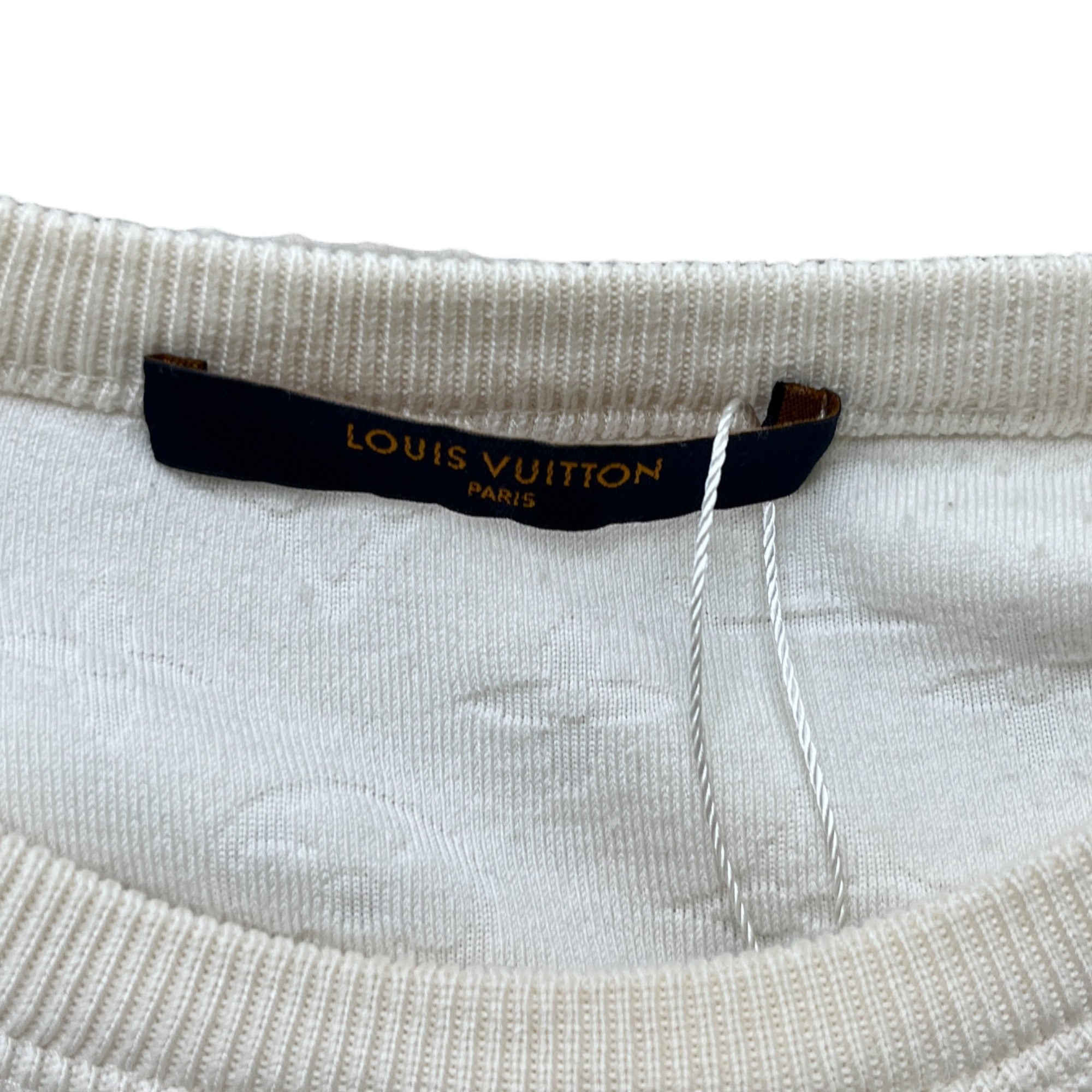 Men's Monogram Towelling T-Shirt White Size S