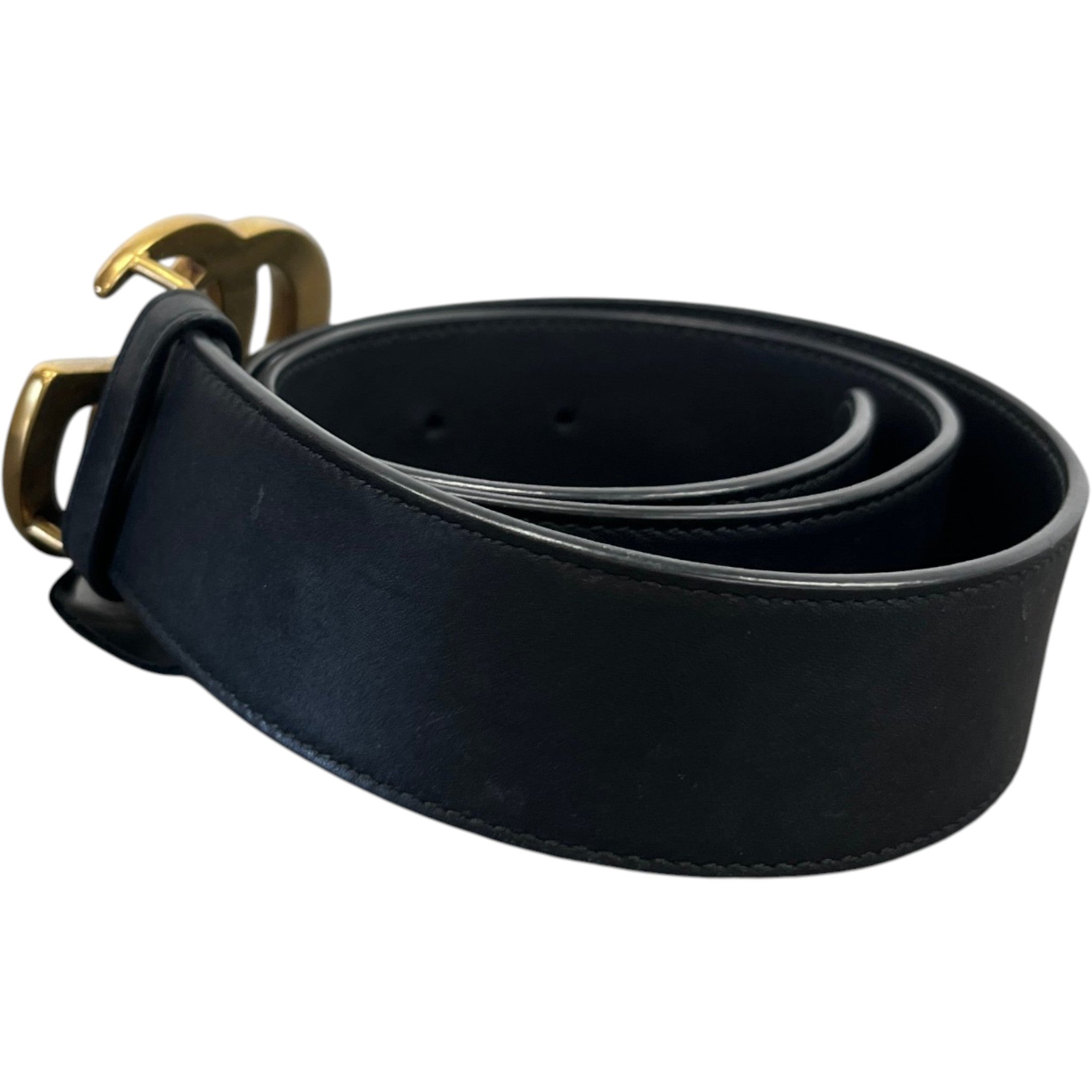 Women's Gg Marmont Belt Black Size 75CM / UK 6