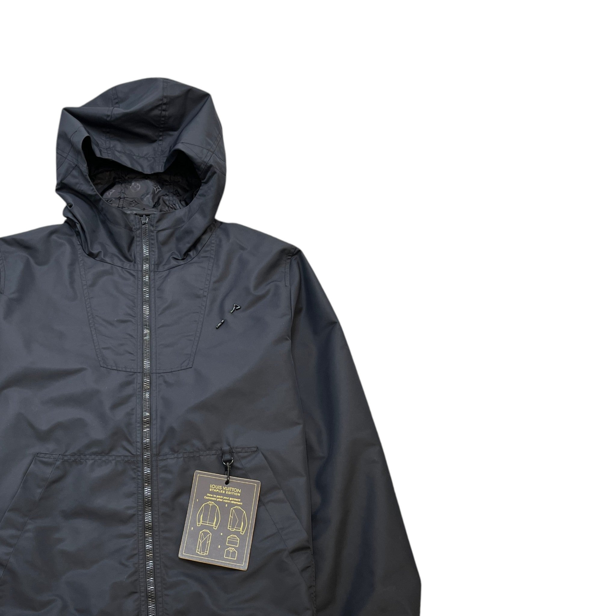 Men's Monogram Reversible Windbreaker Black Size IT 48 / M