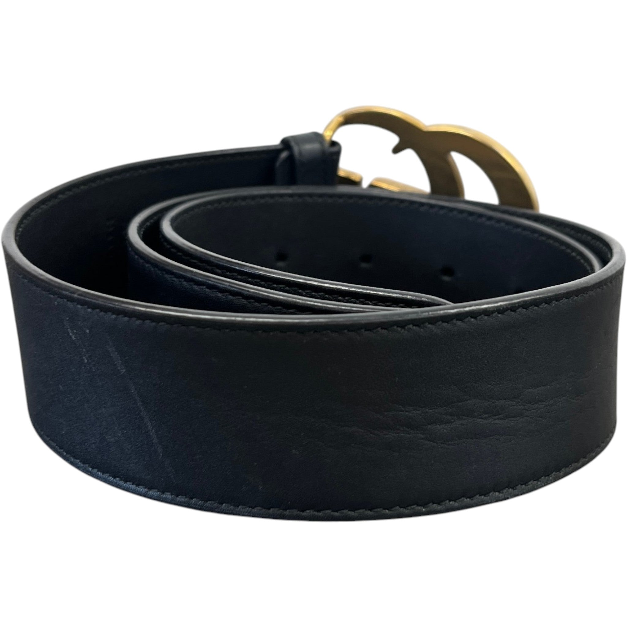 Women's Gg Marmont Belt Black Size 75CM / UK 6
