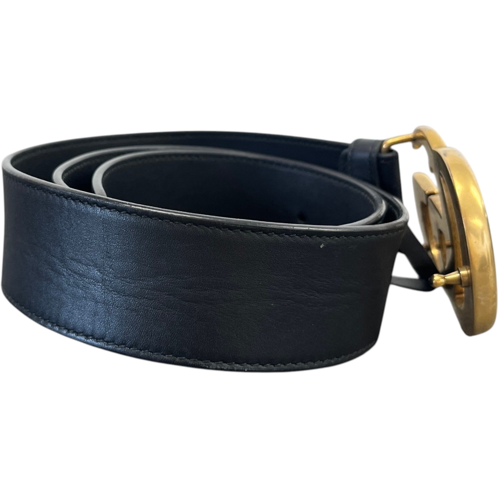 Women's Gg Marmont Belt Black Size 75CM / UK 6