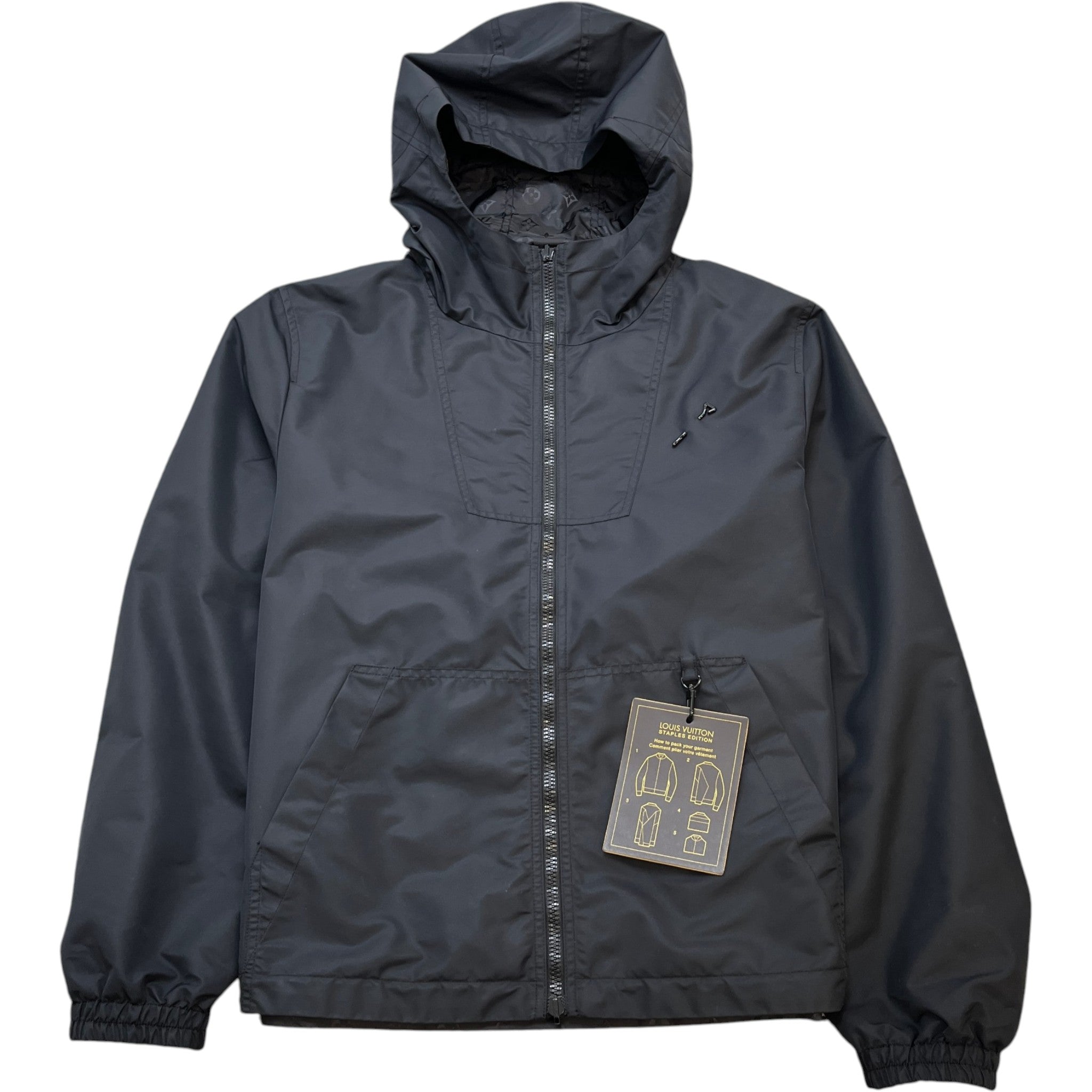 Men's Monogram Reversible Windbreaker Black Size IT 48 / M