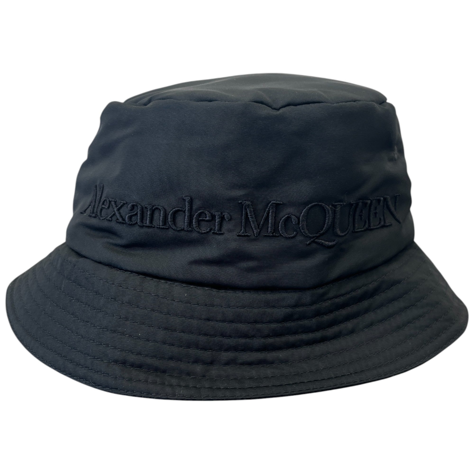Women's Logo Print Bucket Hat Black Size S