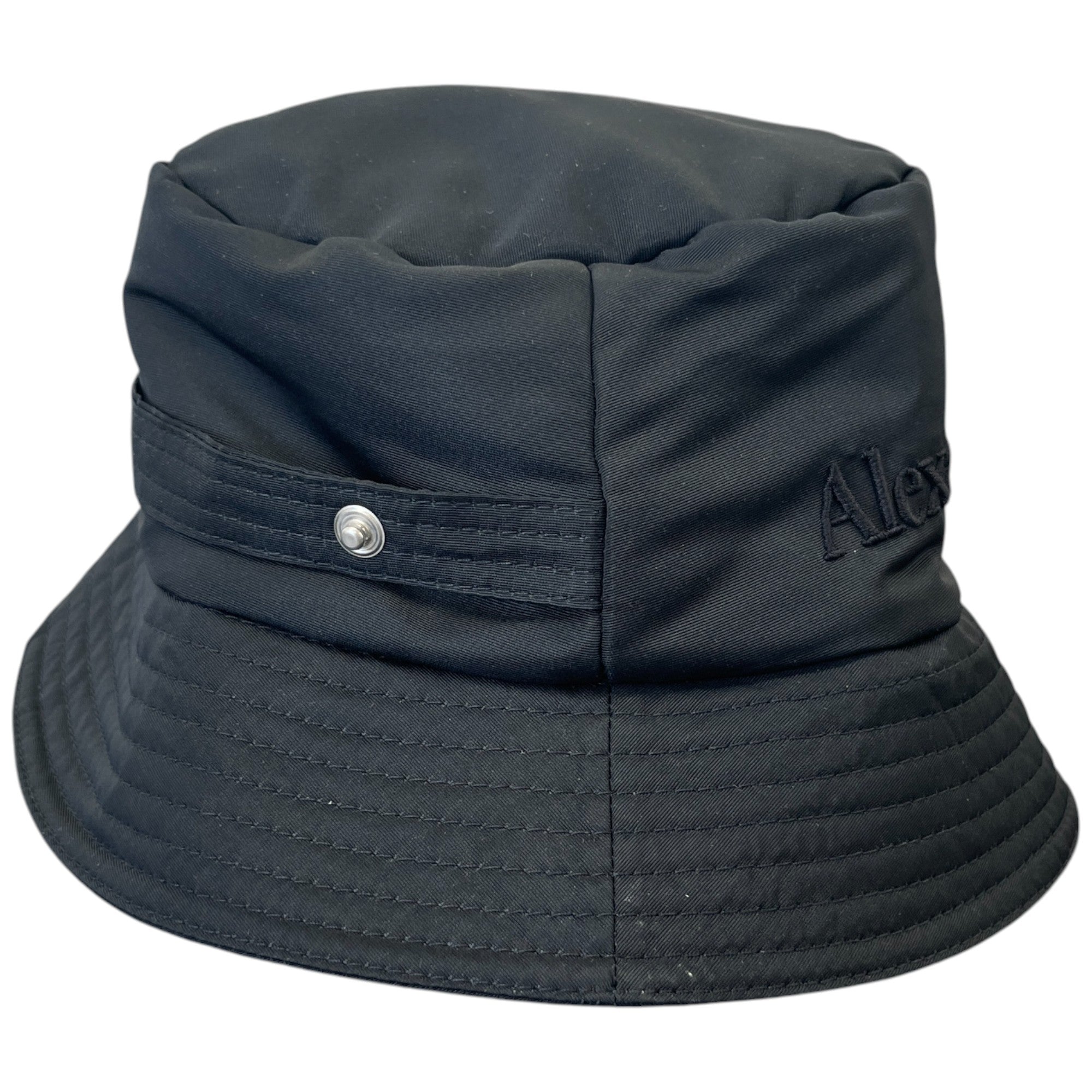 Women's Logo Print Bucket Hat Black Size S