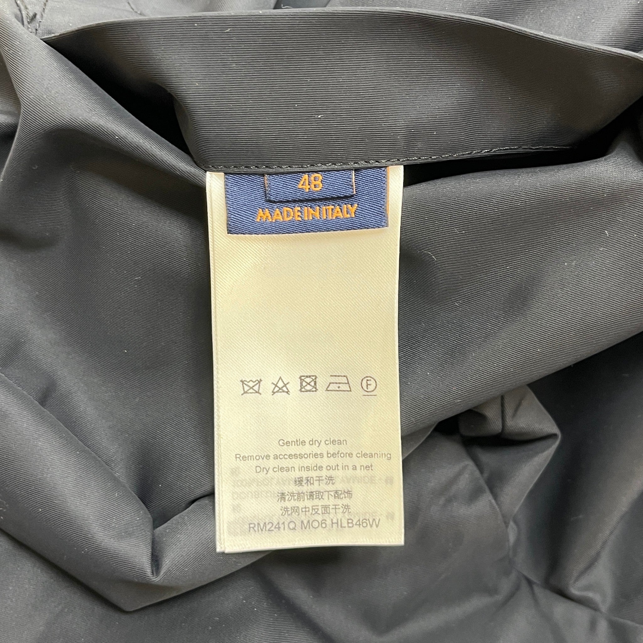 Men's Monogram Reversible Windbreaker Black Size IT 48 / M