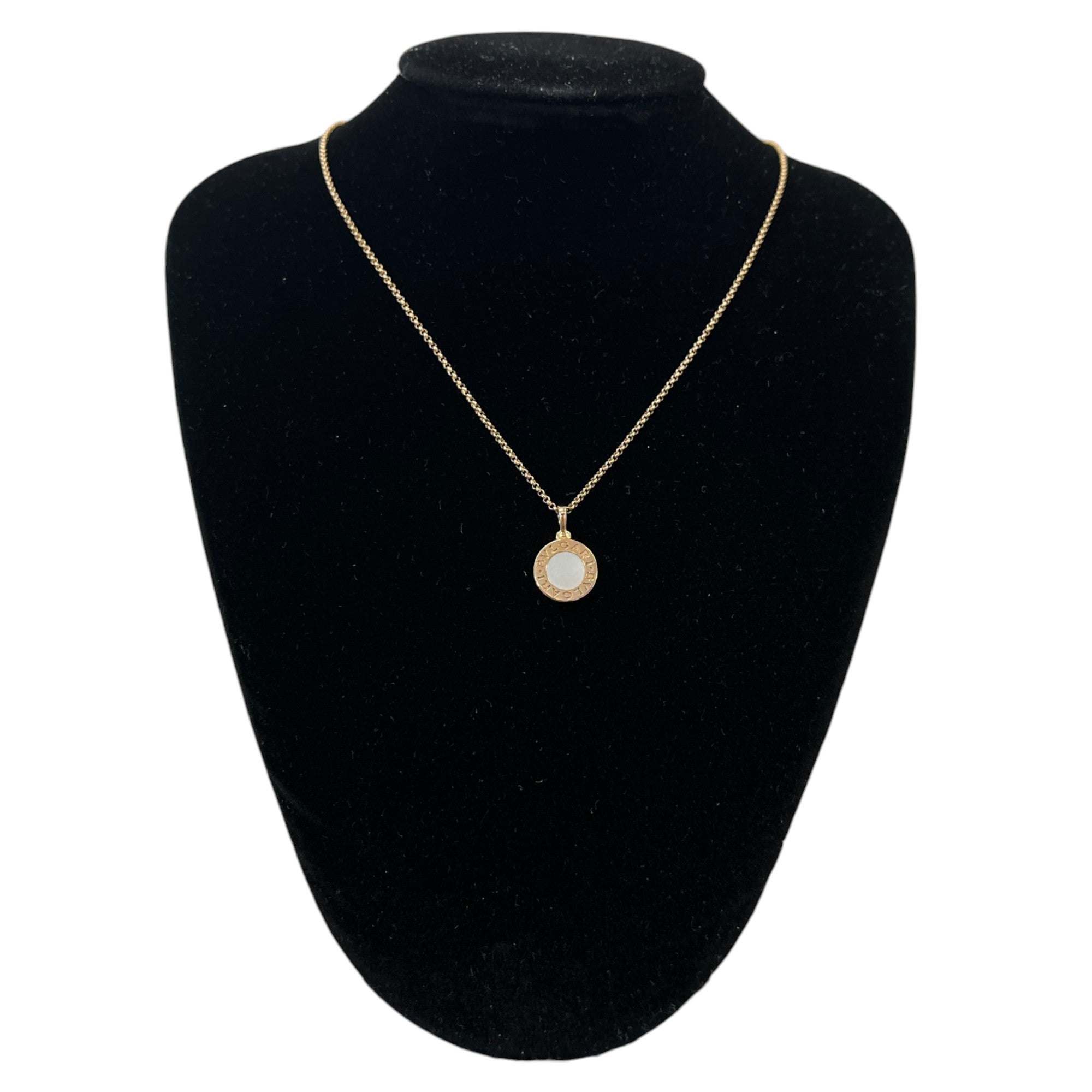 Women's 18Ct Rose-Gold And Mother Of Pearl Necklace Gold