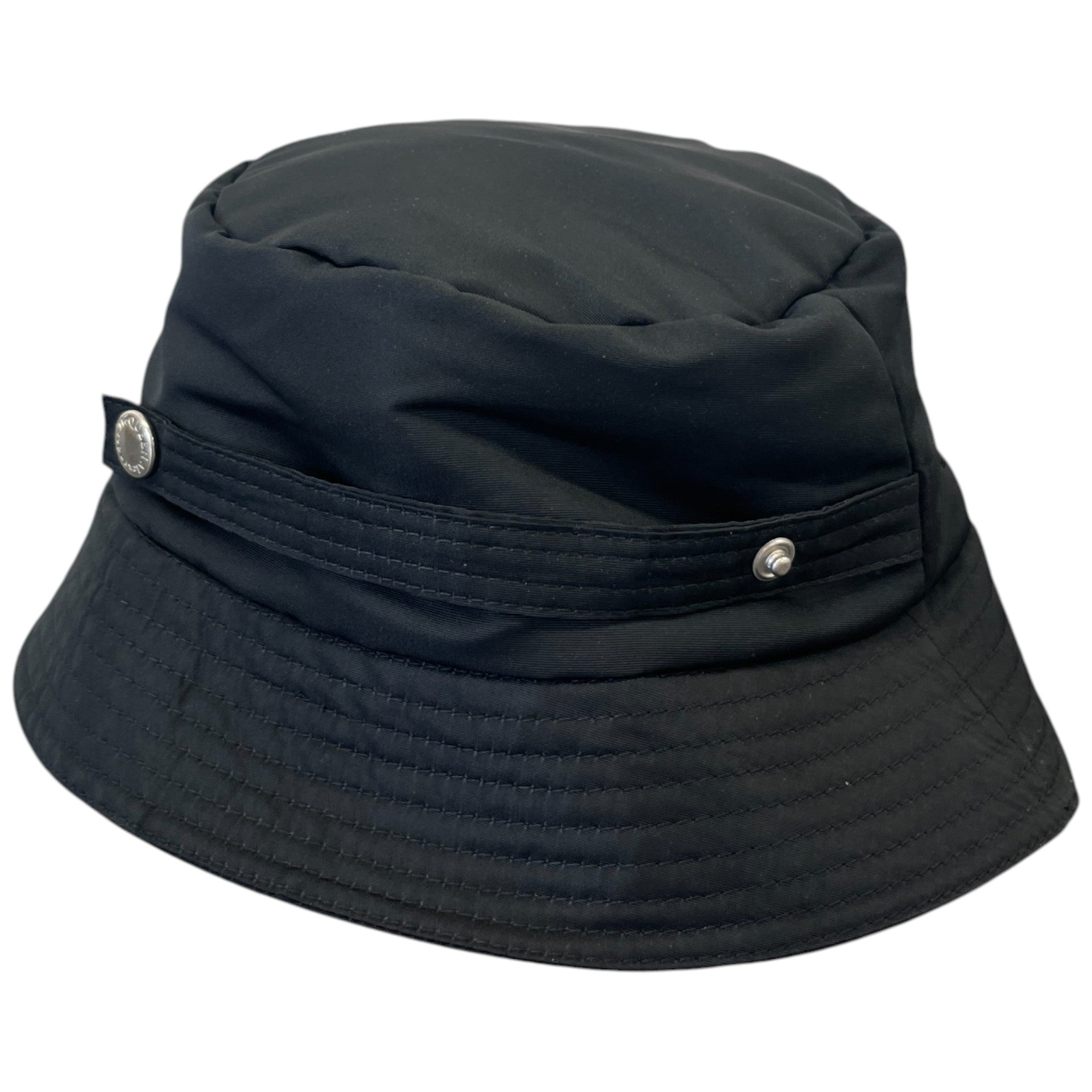 Women's Logo Print Bucket Hat Black Size S