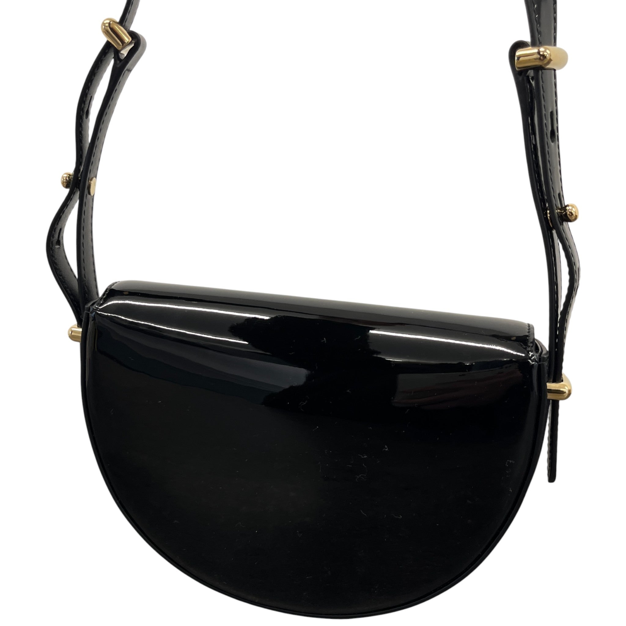 Women's Triangle Logo Shoulder Bag Black