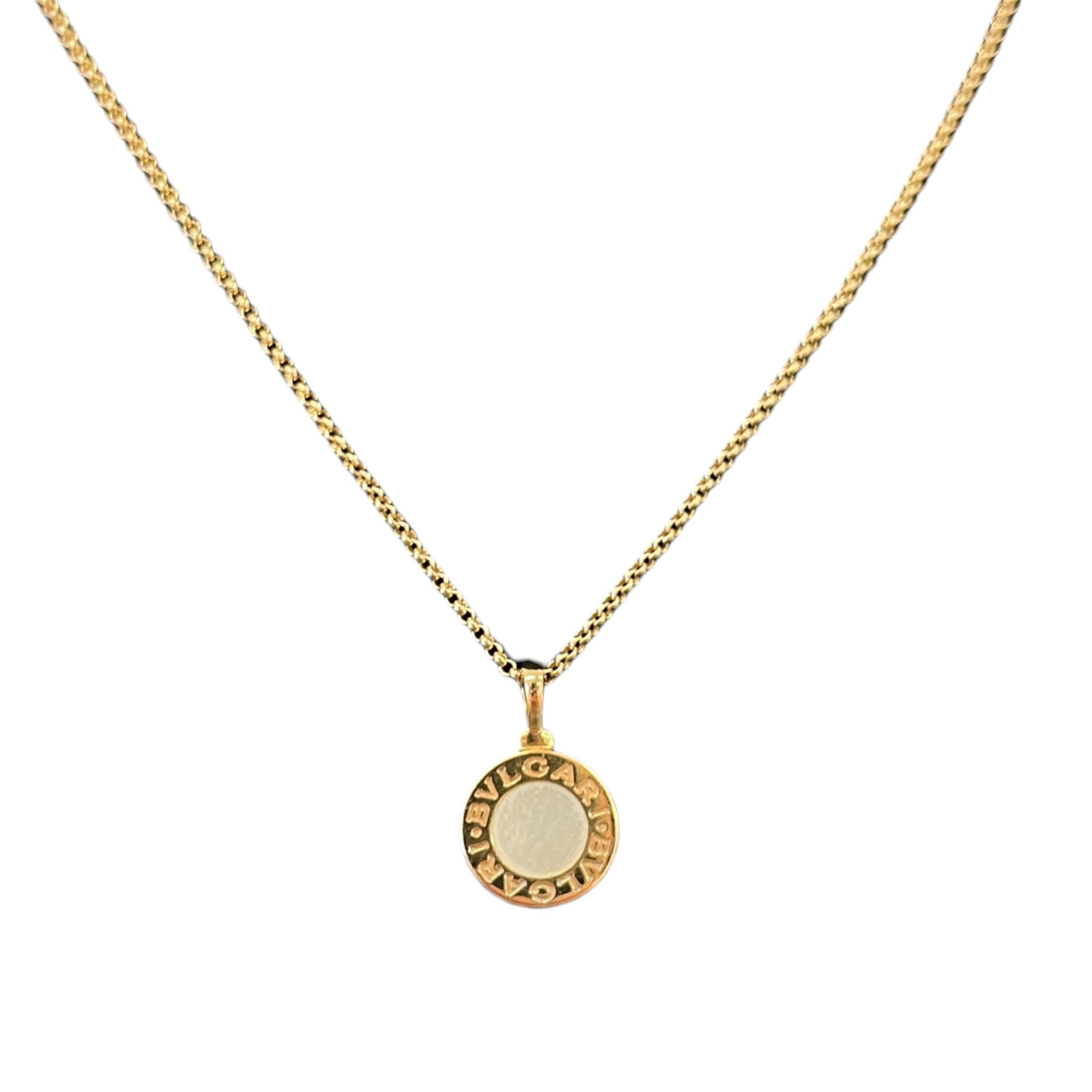 Women's 18Ct Rose-Gold And Mother Of Pearl Necklace Gold