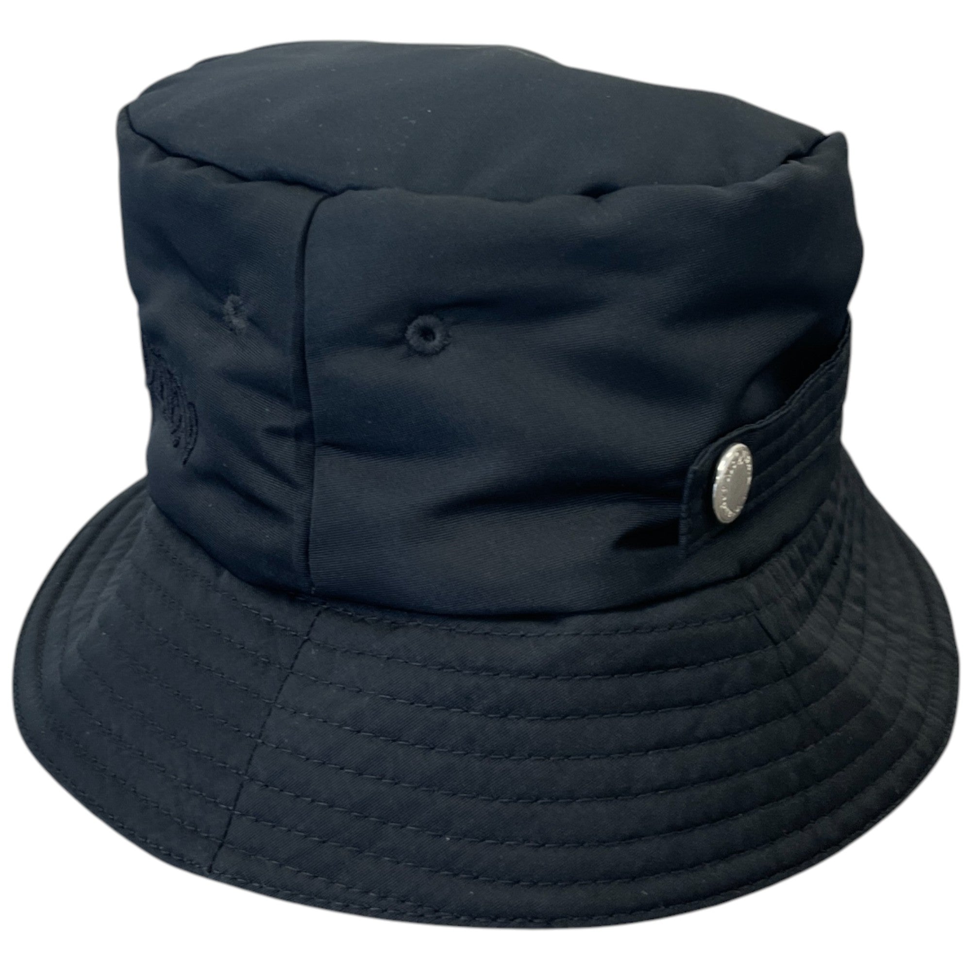 Women's Logo Print Bucket Hat Black Size S