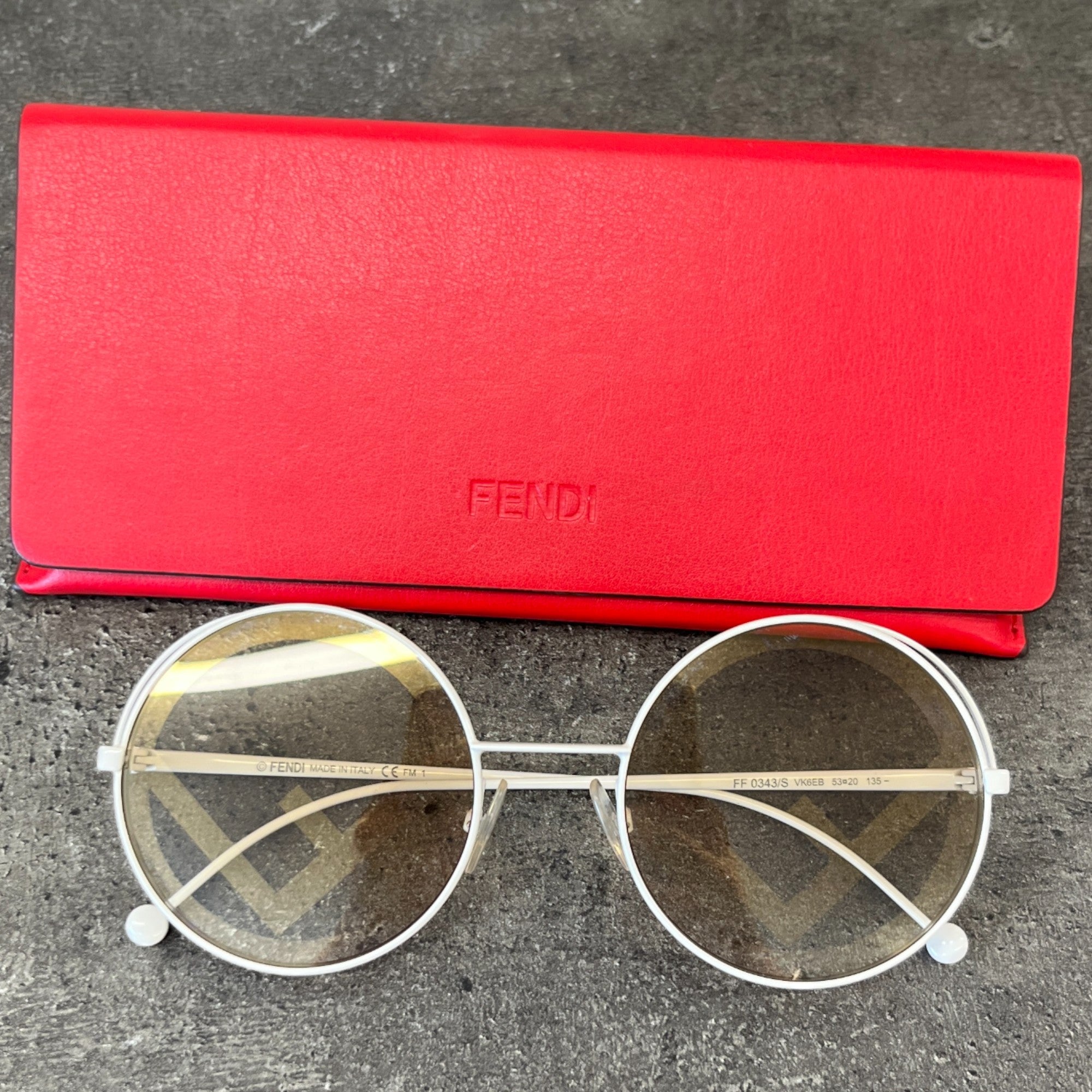 Women's Ff 0343/S Sunglasses White