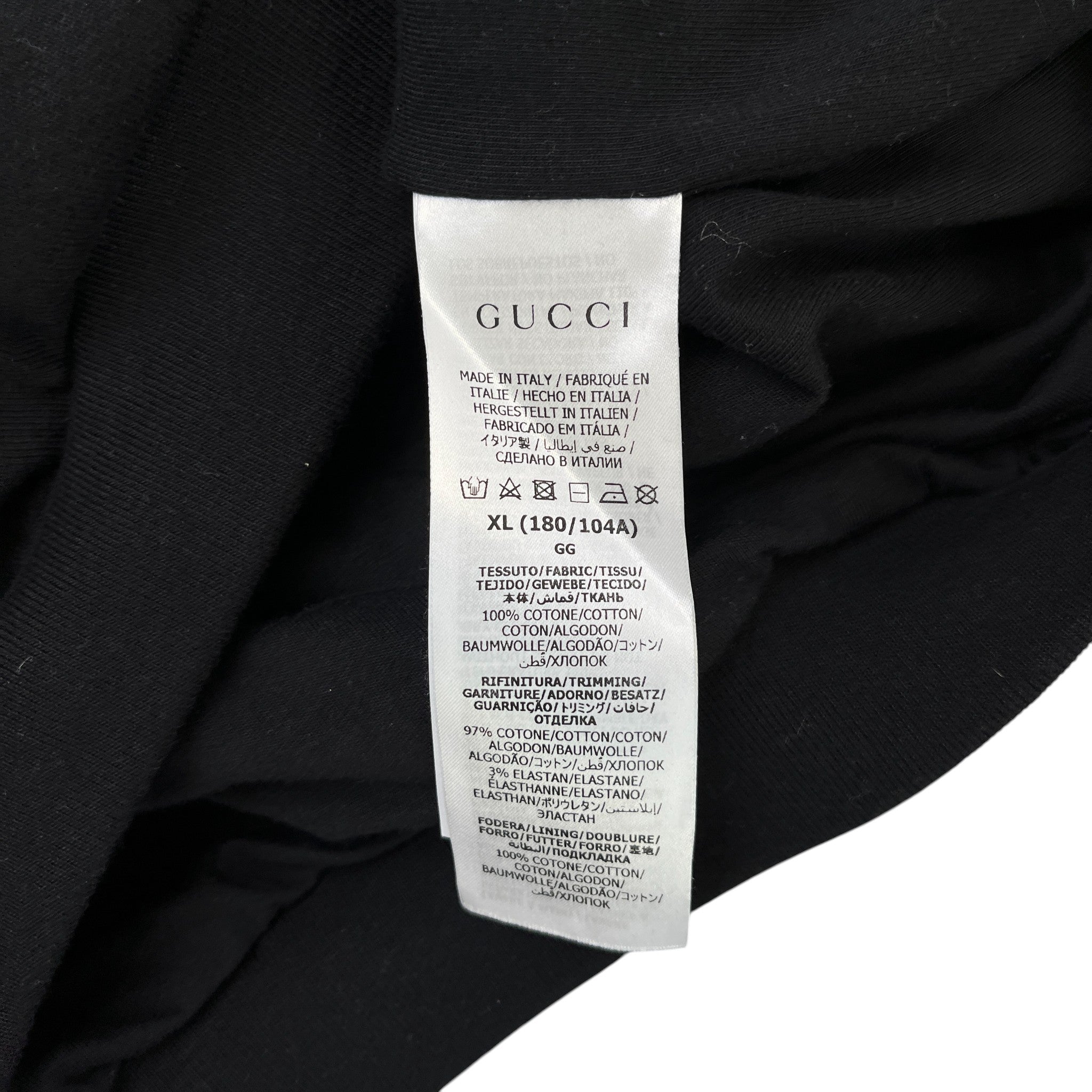 Men's Studded Hoodie Black Size XL