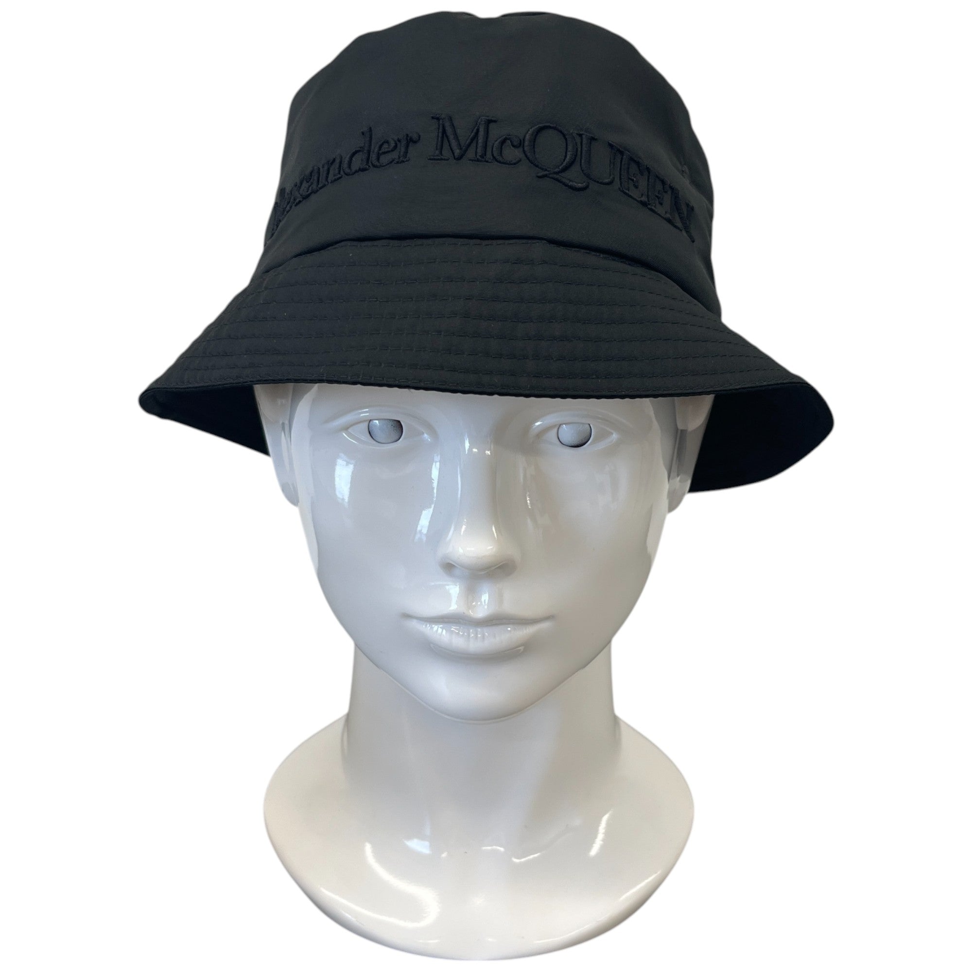 Women's Logo Print Bucket Hat Black Size S