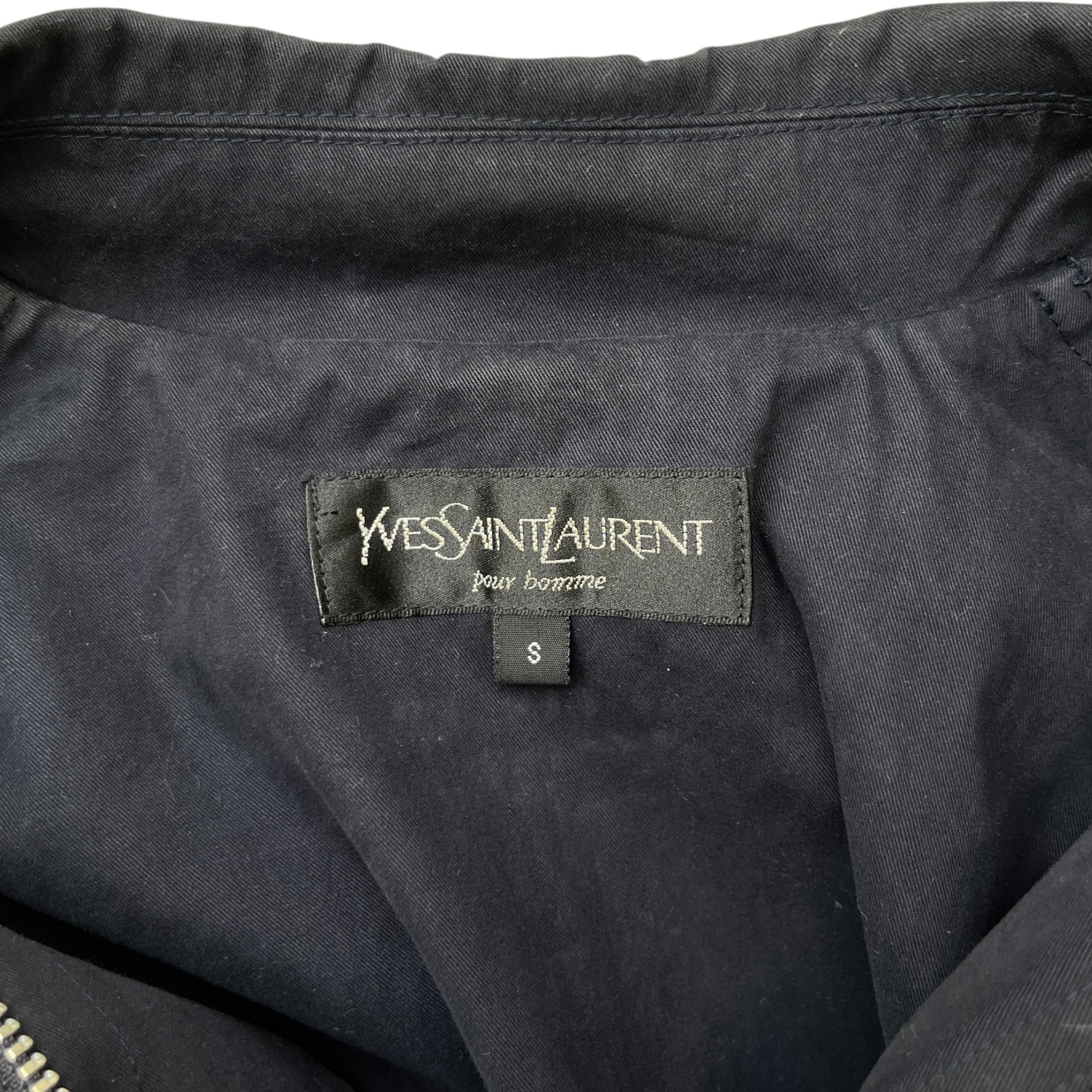 Men's Embroidered Logo OverShirt Navy Size S