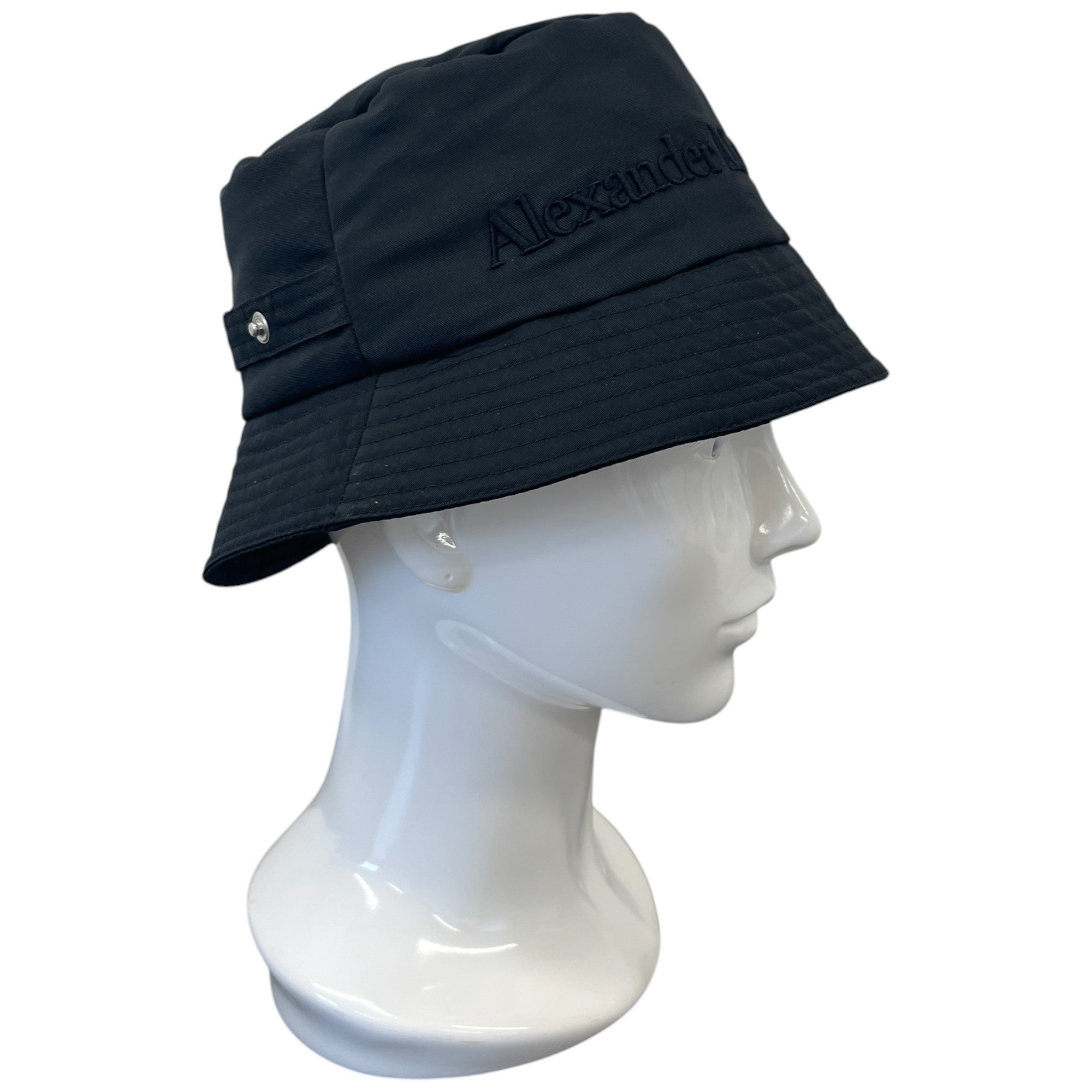 Women's Logo Print Bucket Hat Black Size S