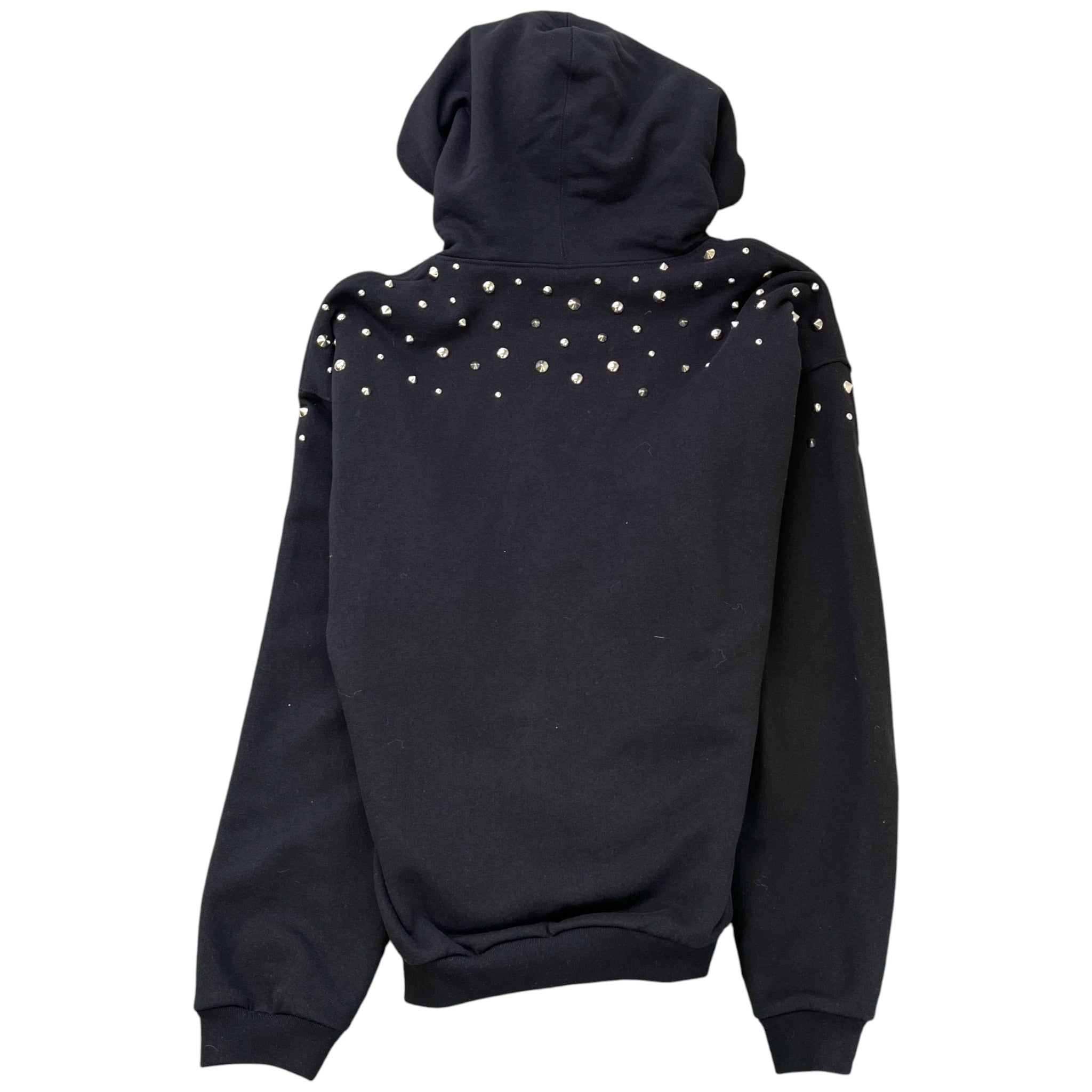 Men's Studded Hoodie Black Size XL