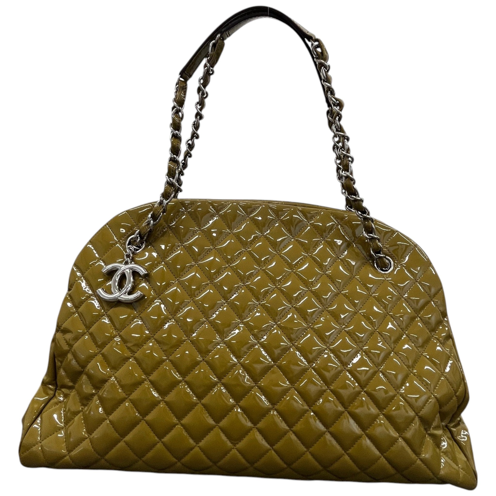 Women's Large Just Mademoiselle Bowling Olive Bag Green