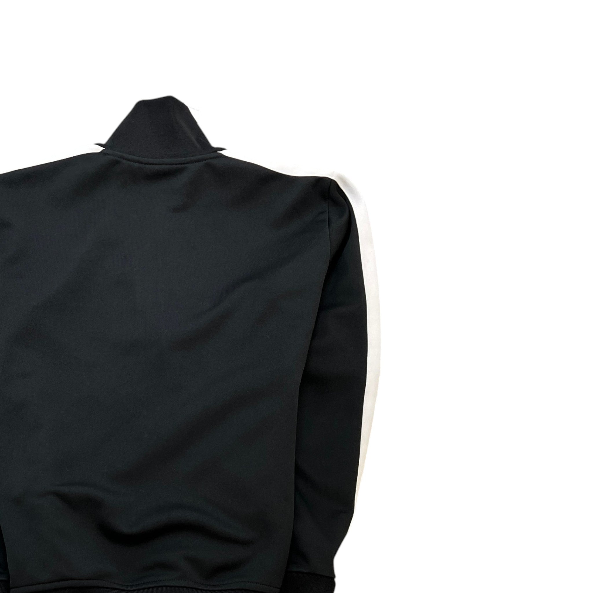 Men's Logo Print Track Jacket Black Size M