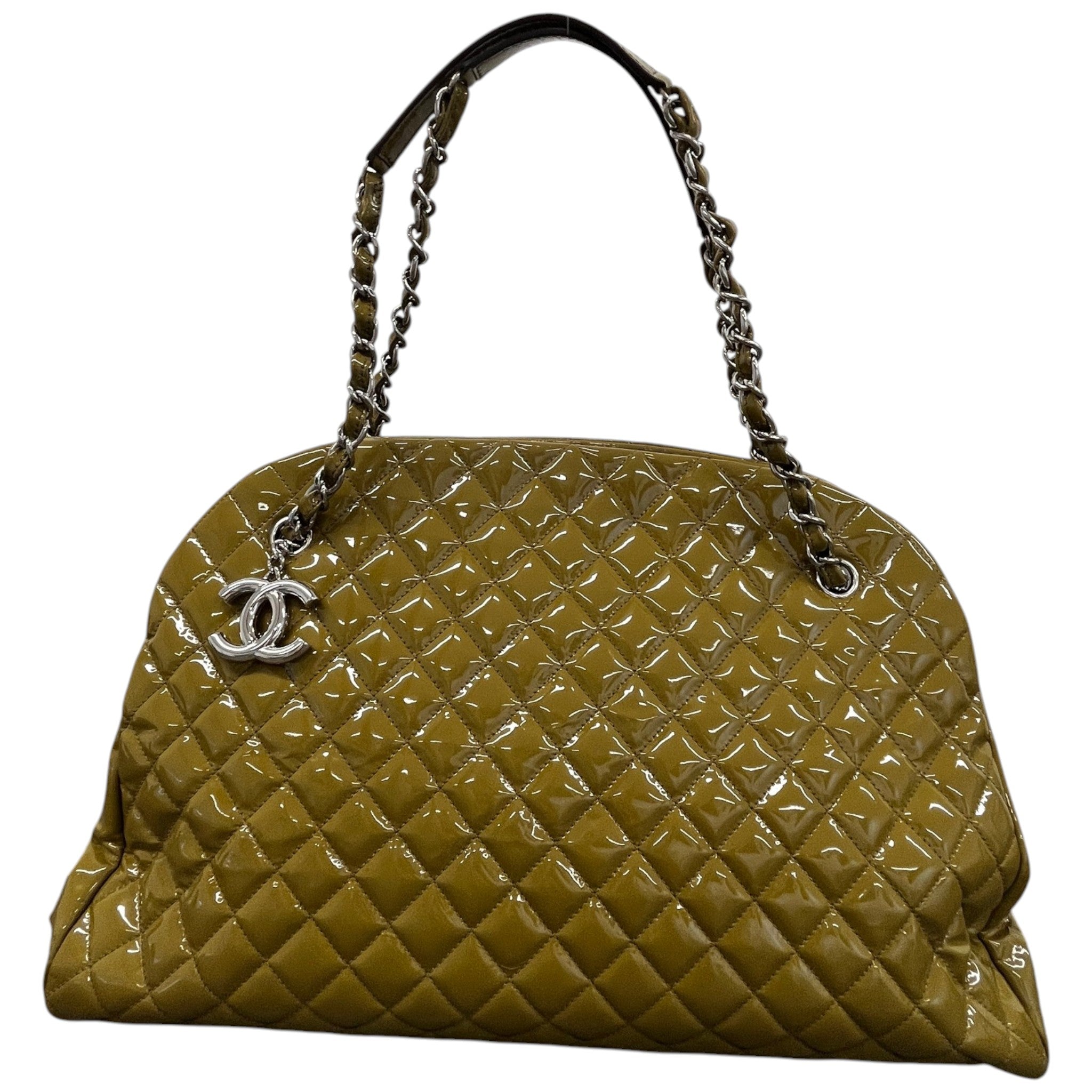Women's Large Just Mademoiselle Bowling Olive Bag Green