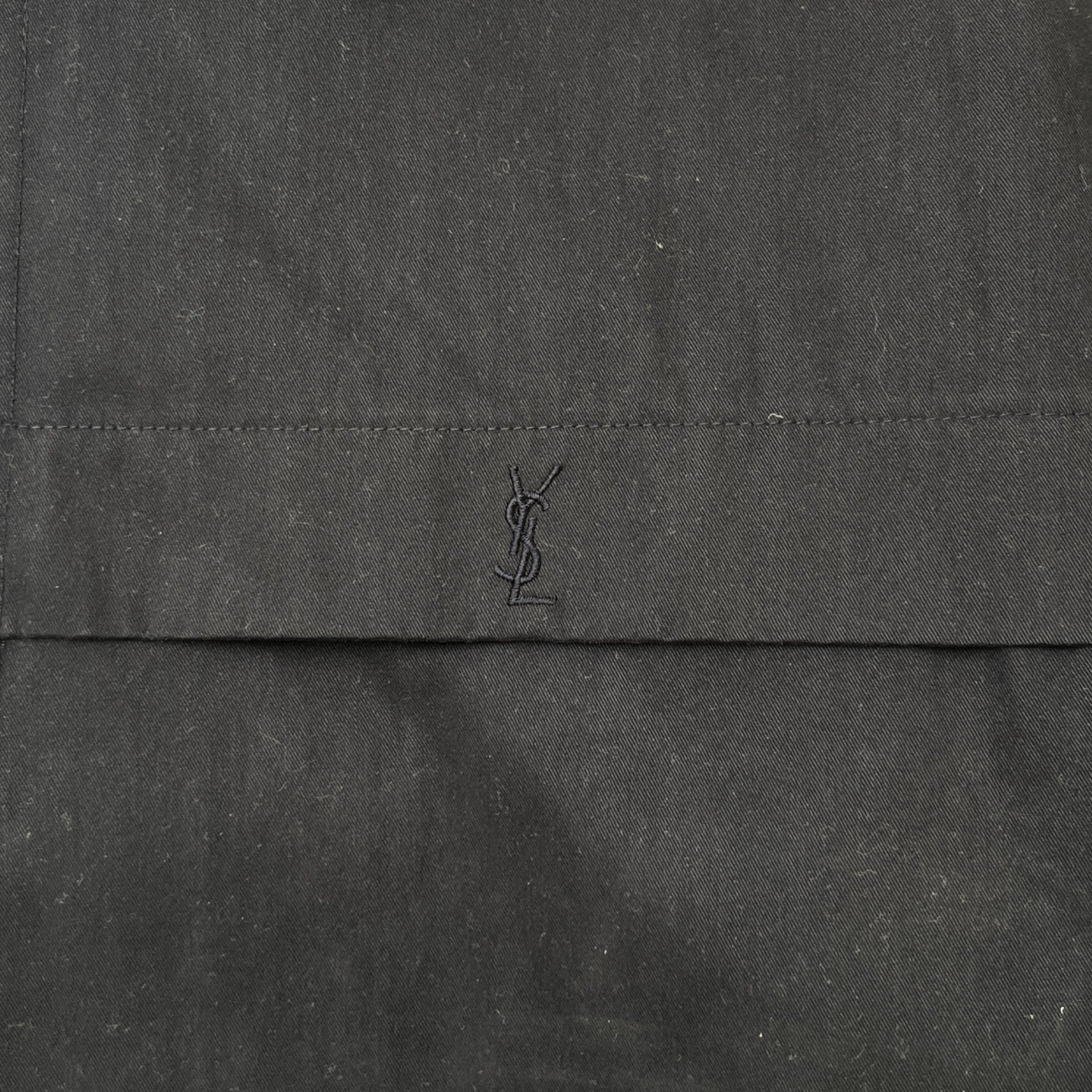 Men's Embroidered Logo OverShirt Navy Size S