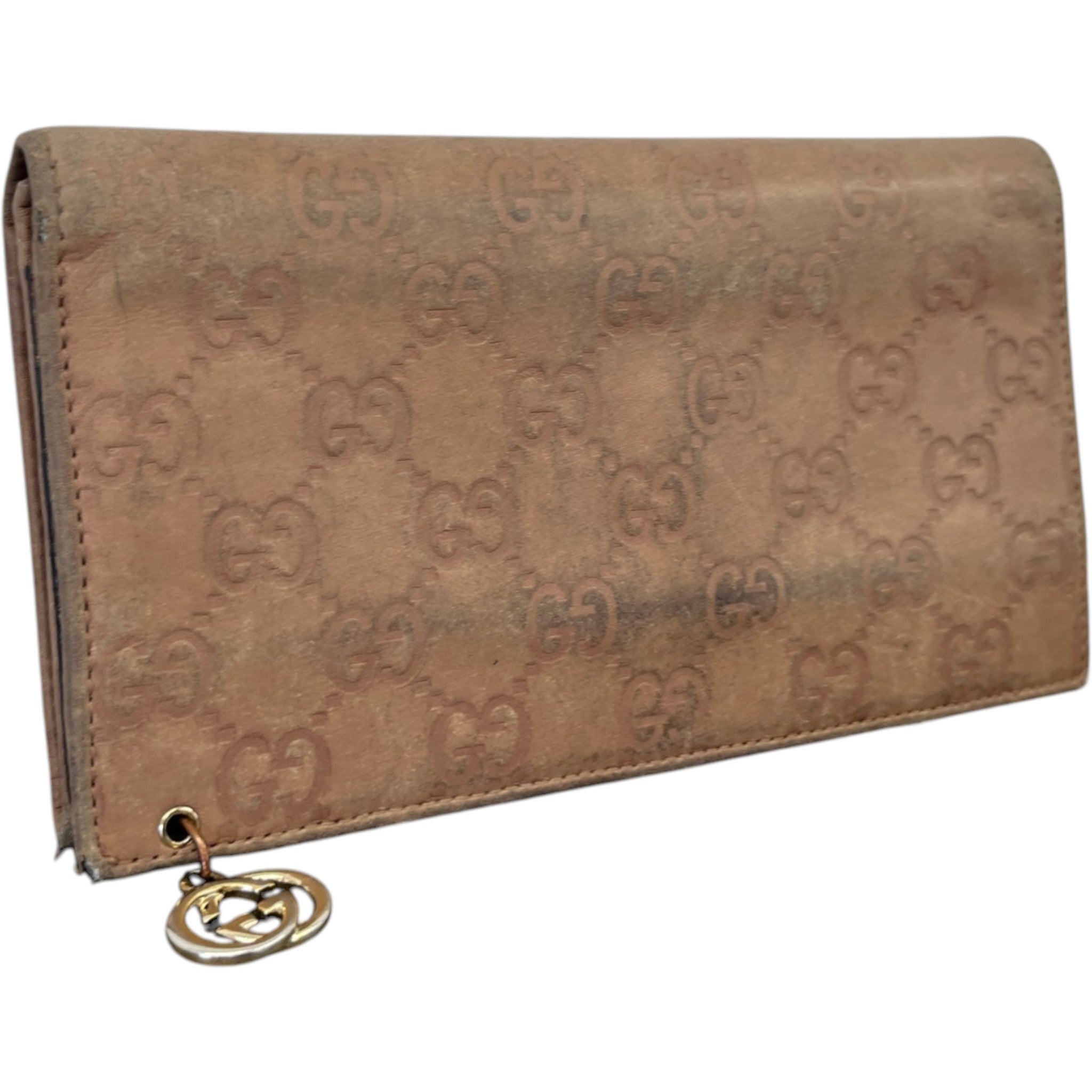 Women's Guccissima Continental Wallet Beige