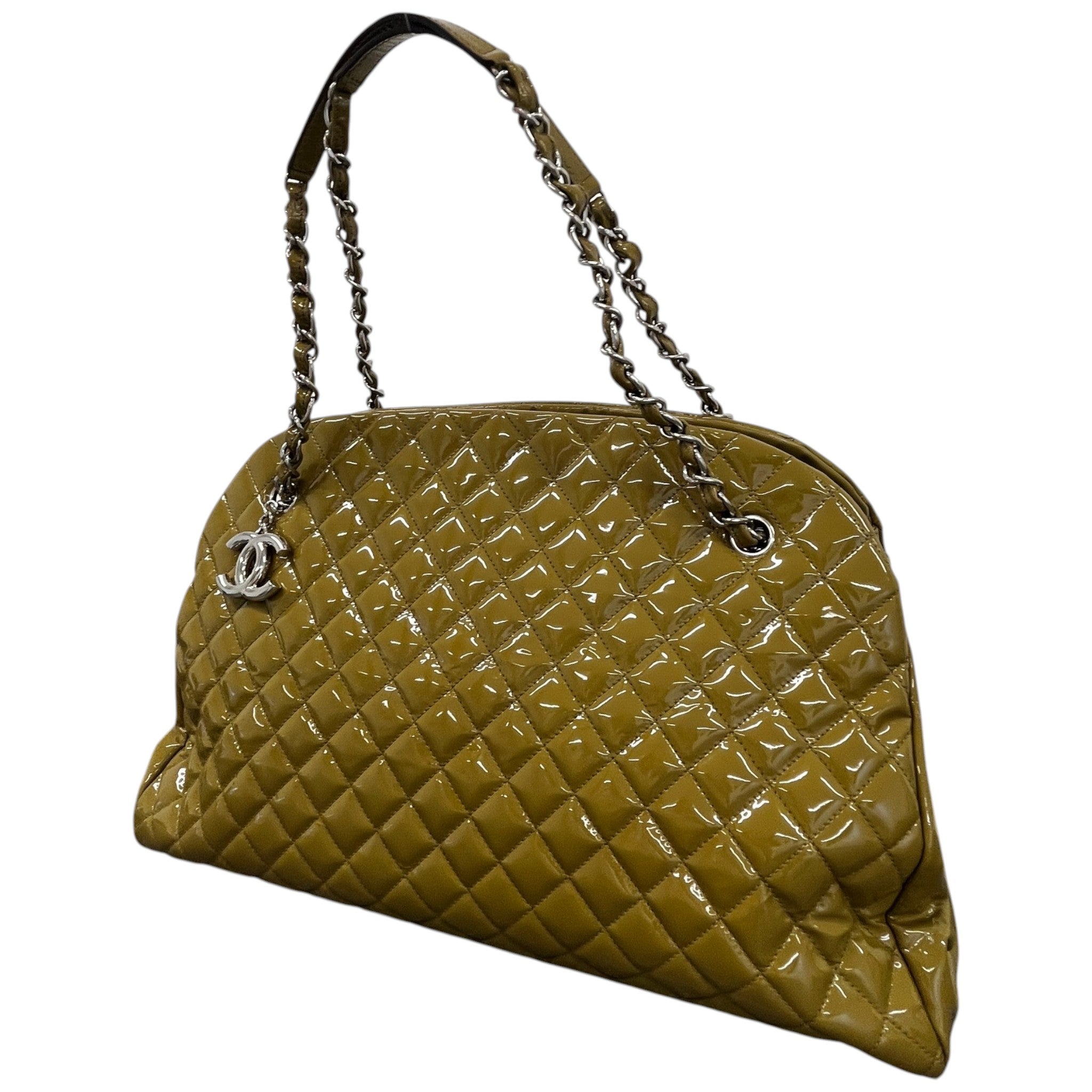 Women's Large Just Mademoiselle Bowling Olive Bag Green