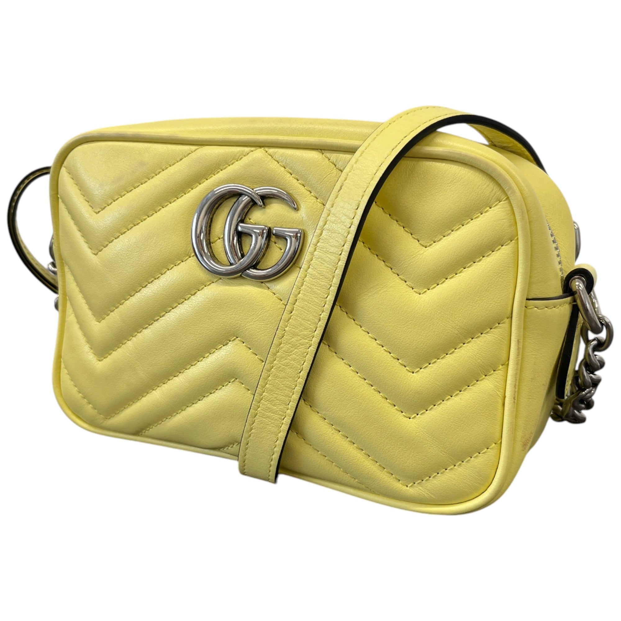 Women's Gg Marmont Crossbody Bag Yellow