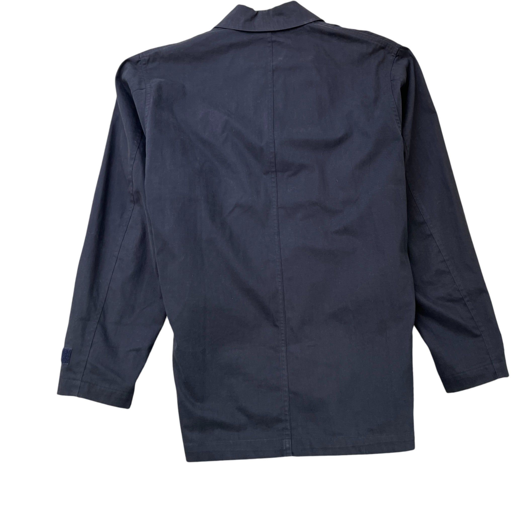 Men's Embroidered Logo OverShirt Navy Size S