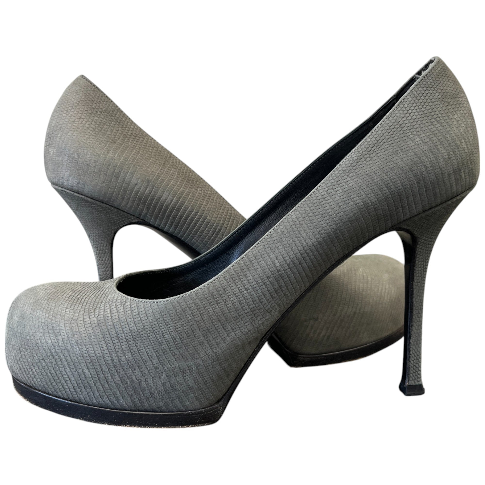Women's Tribtoo Heels Grey Size EU 38 / UK 5