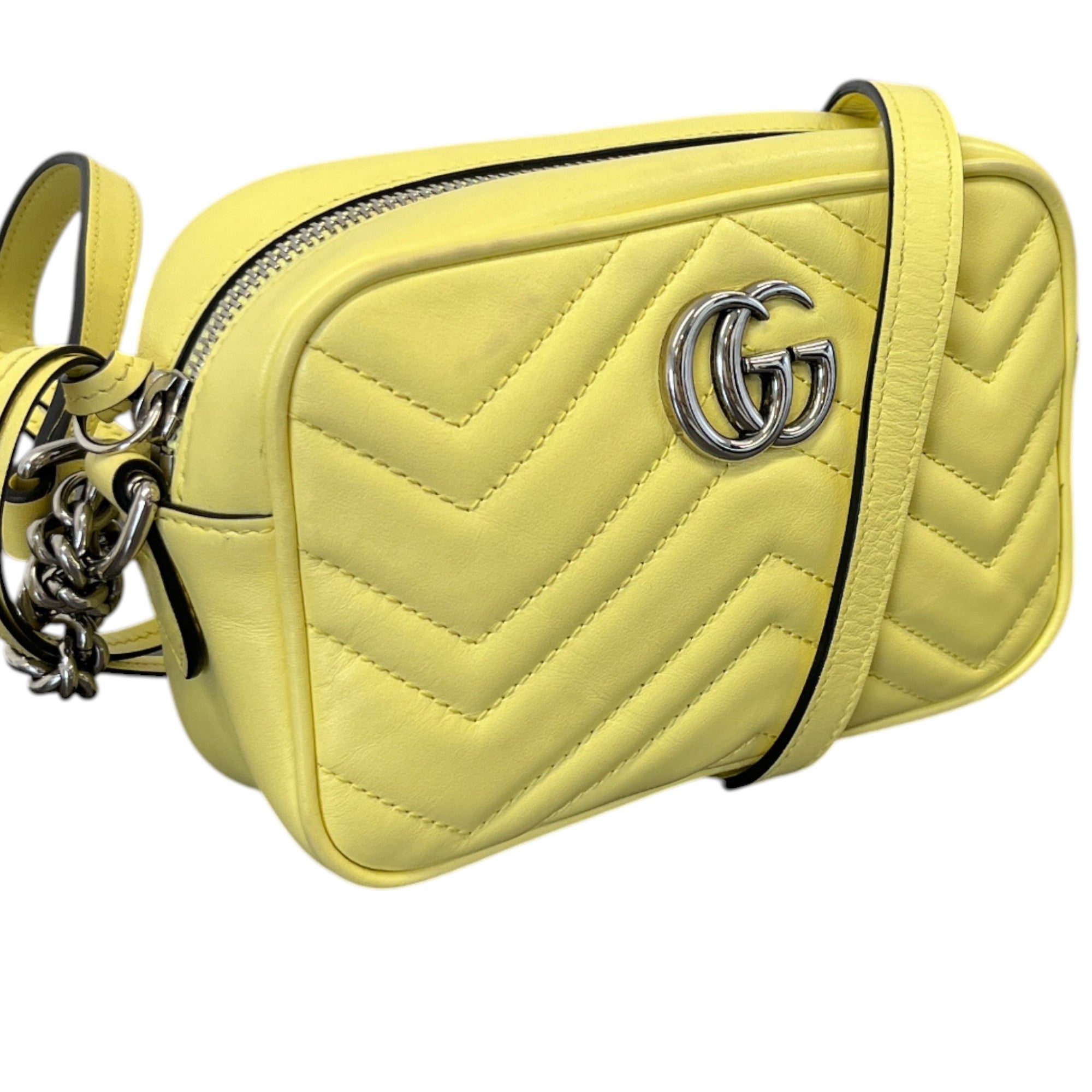 Women's Gg Marmont Crossbody Bag Yellow