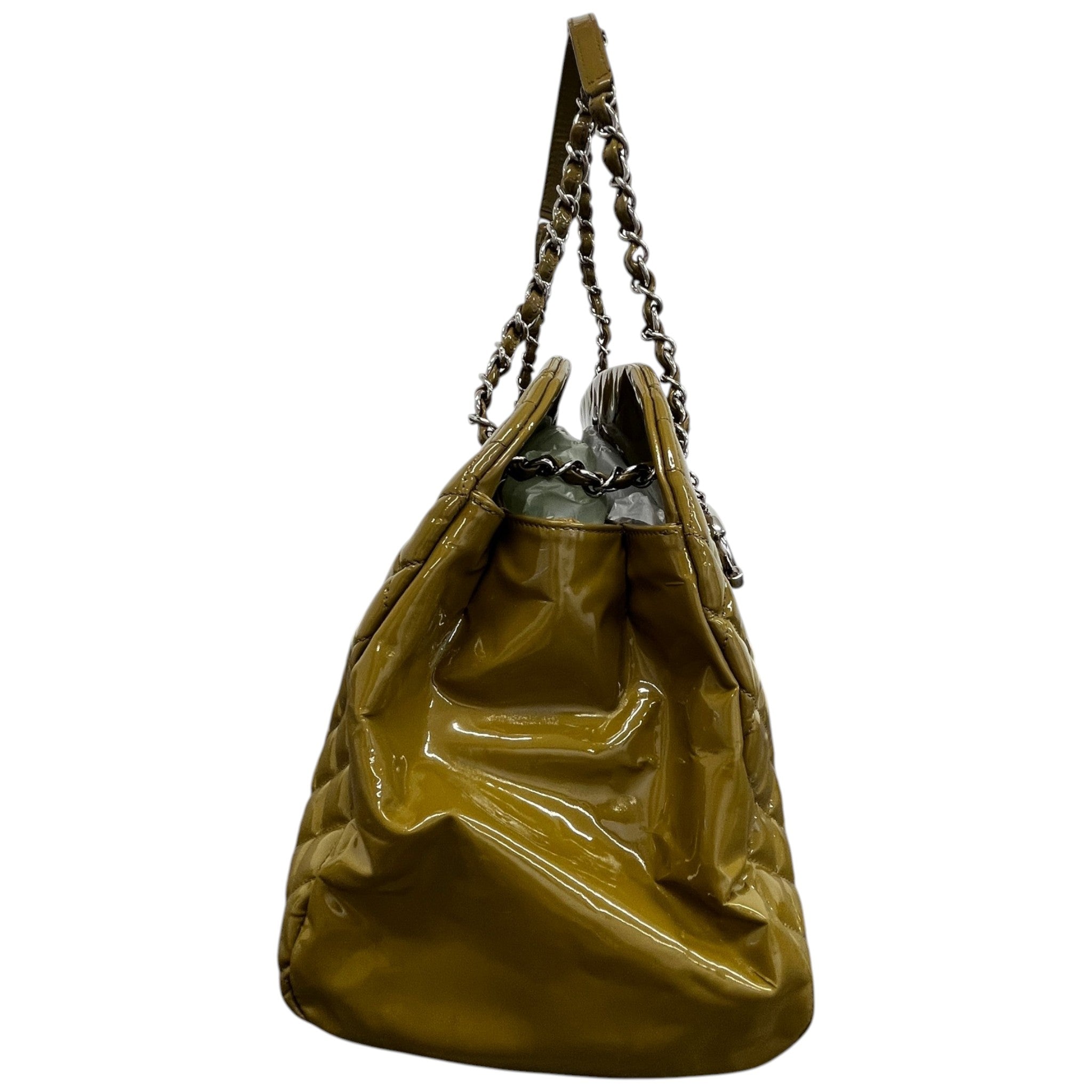 Women's Large Just Mademoiselle Bowling Olive Bag Green