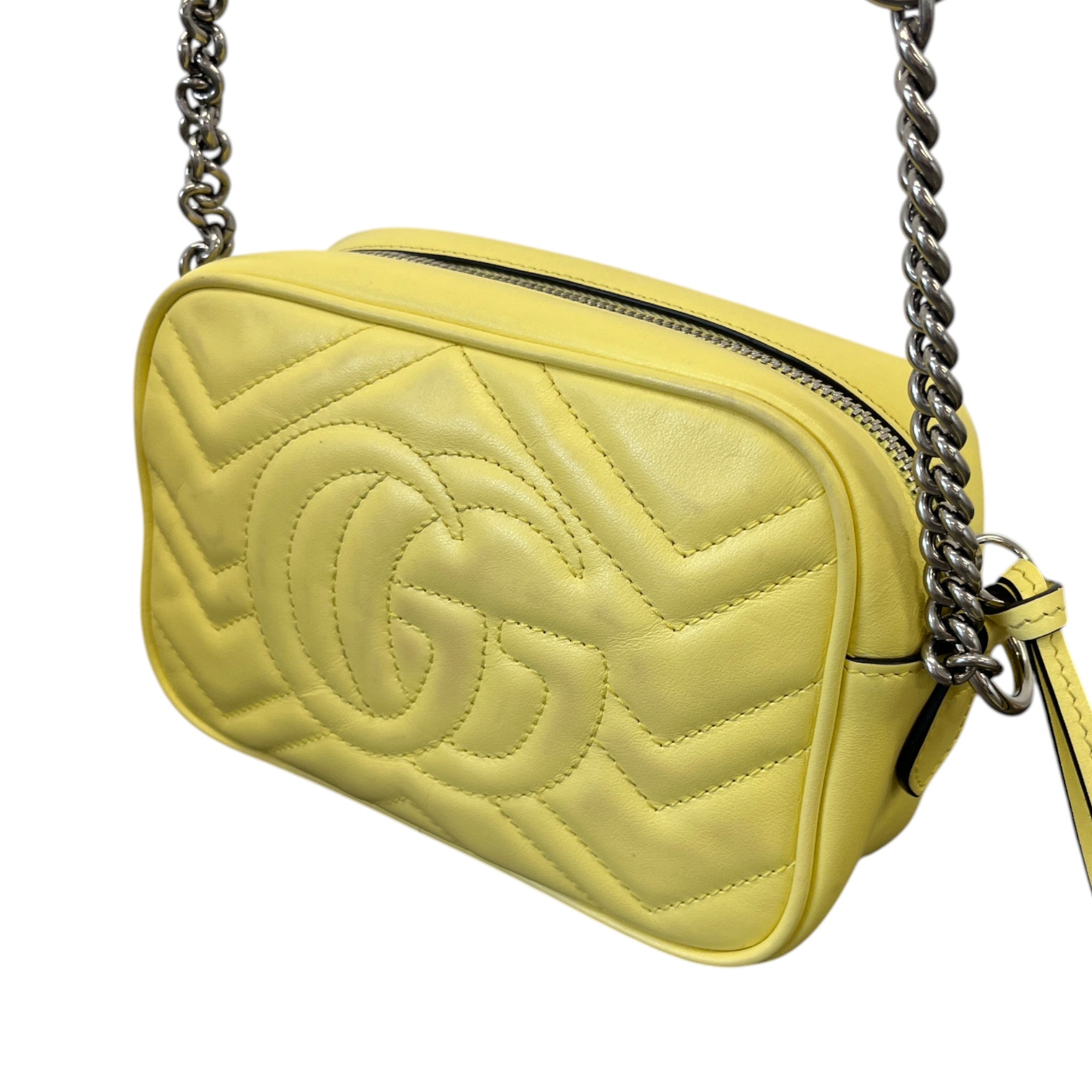 Women's Gg Marmont Crossbody Bag Yellow
